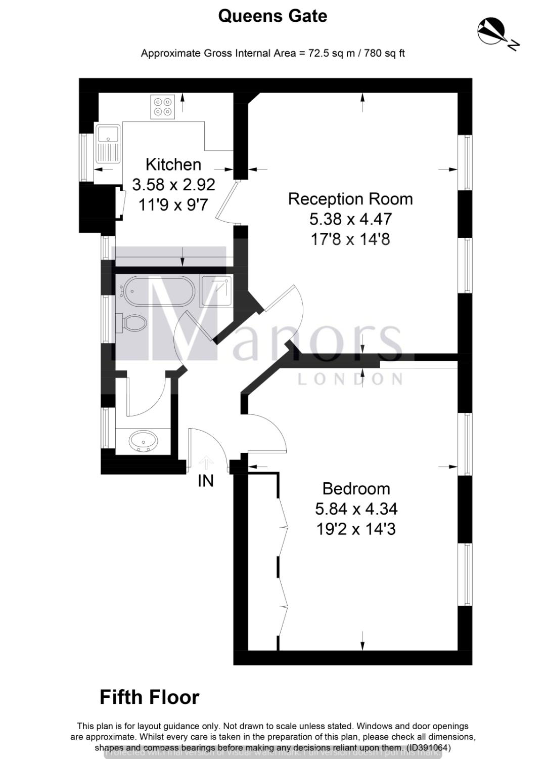 1 Bedrooms Flat to rent in Queen's Gate, London SW7