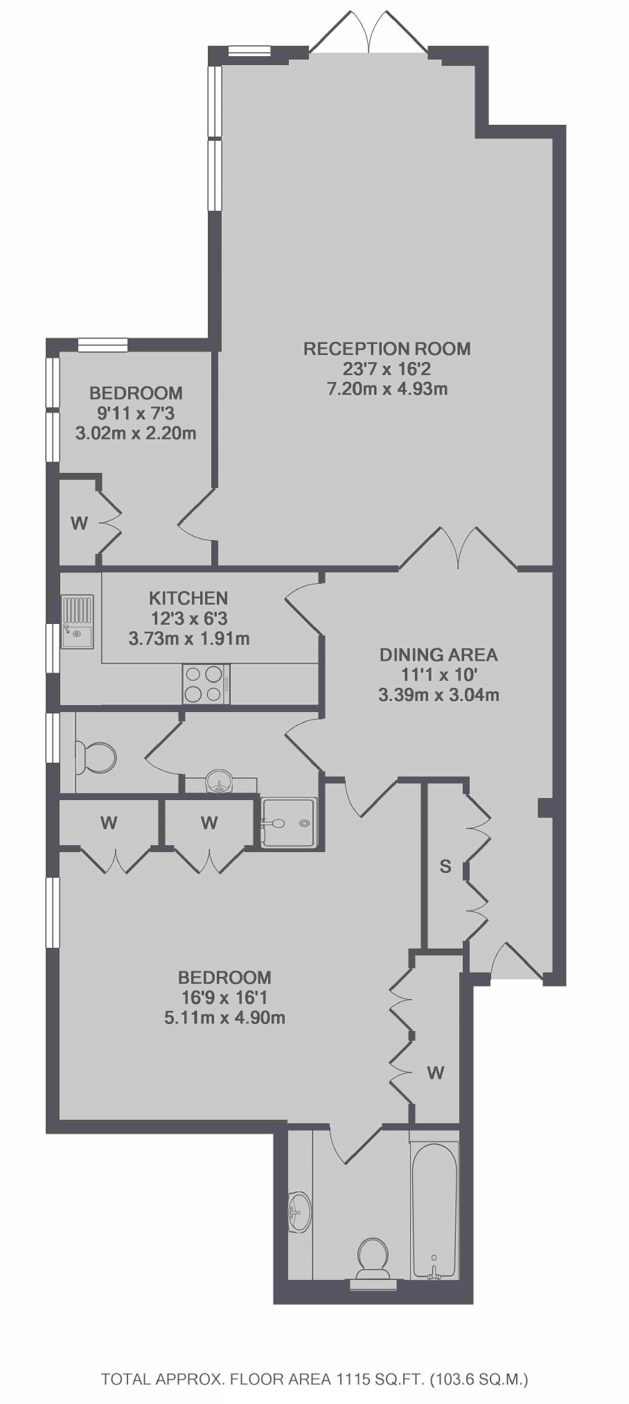 2 Bedrooms Flat for sale in Anhalt Road, London SW11