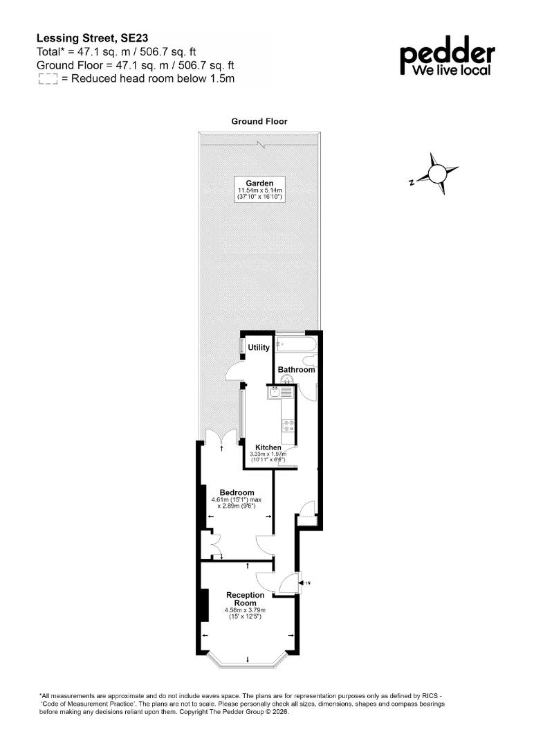 GFF 5, Lessing Street, London floorplan