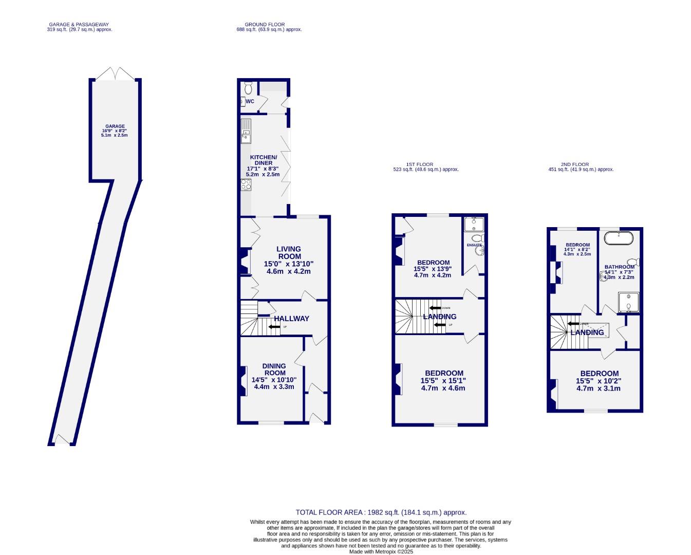 53, Holgate Road, York floorplan