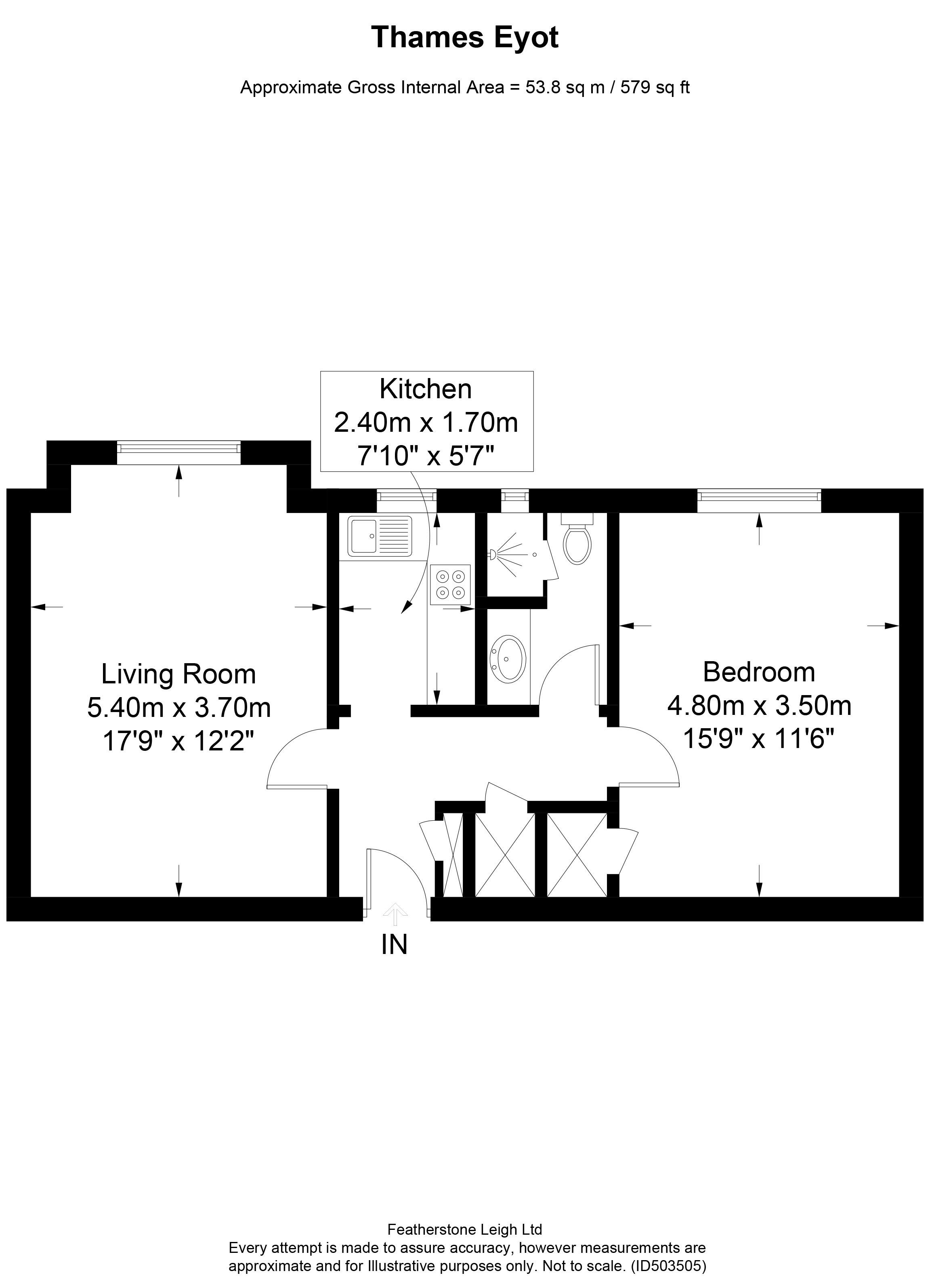 1 Bedrooms Flat for sale in Thames Eyot, Cross Deep, Twickenham TW1