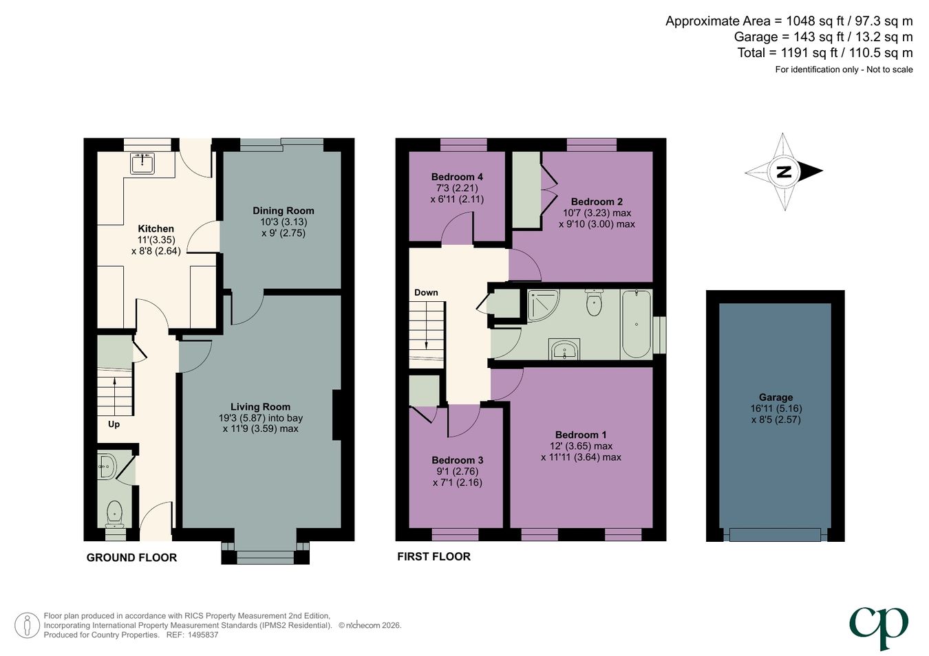 11, Truro Gardens, Flitwick floorplan