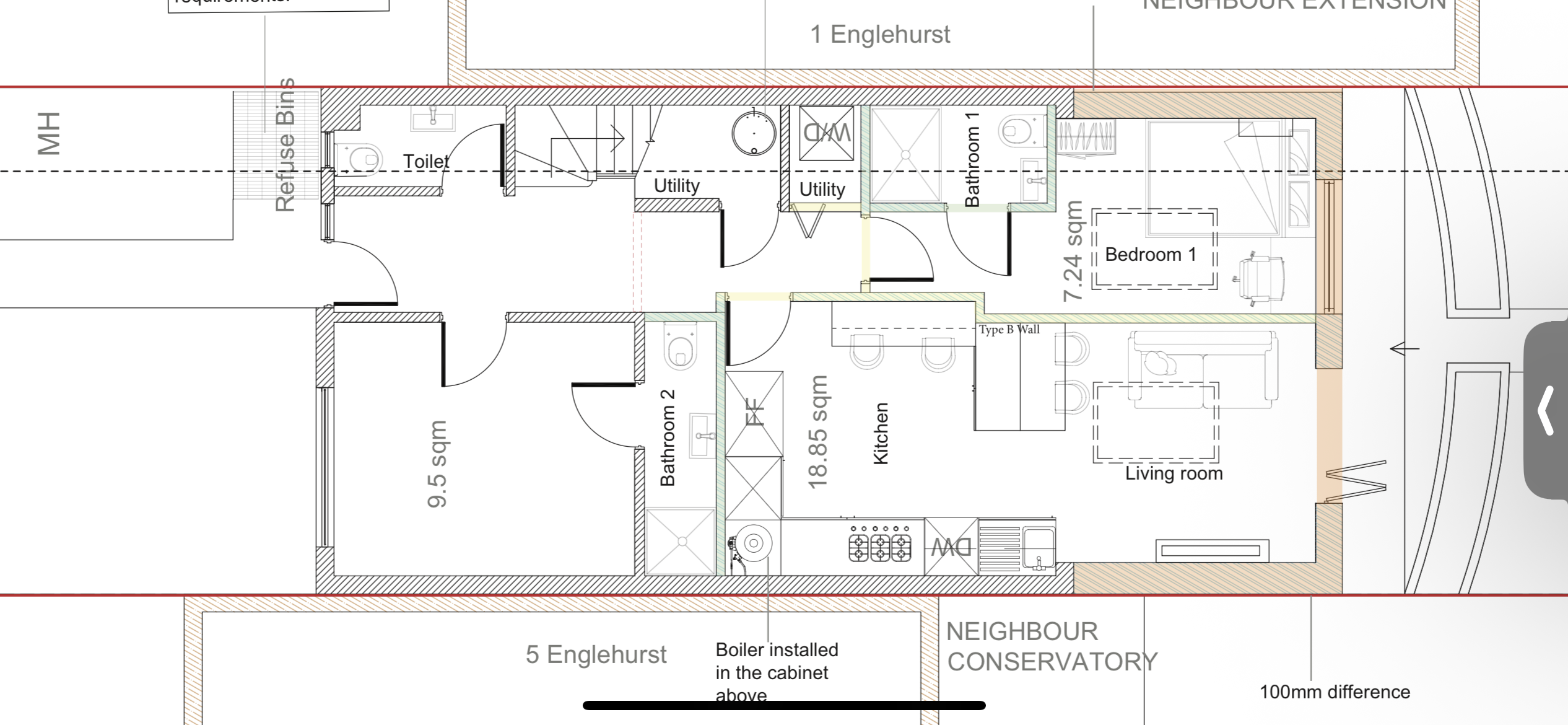 Room 5, 3, Englehurst, Egham floorplan