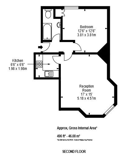 1 Bedrooms Flat to rent in Trinity Road, London SW17
