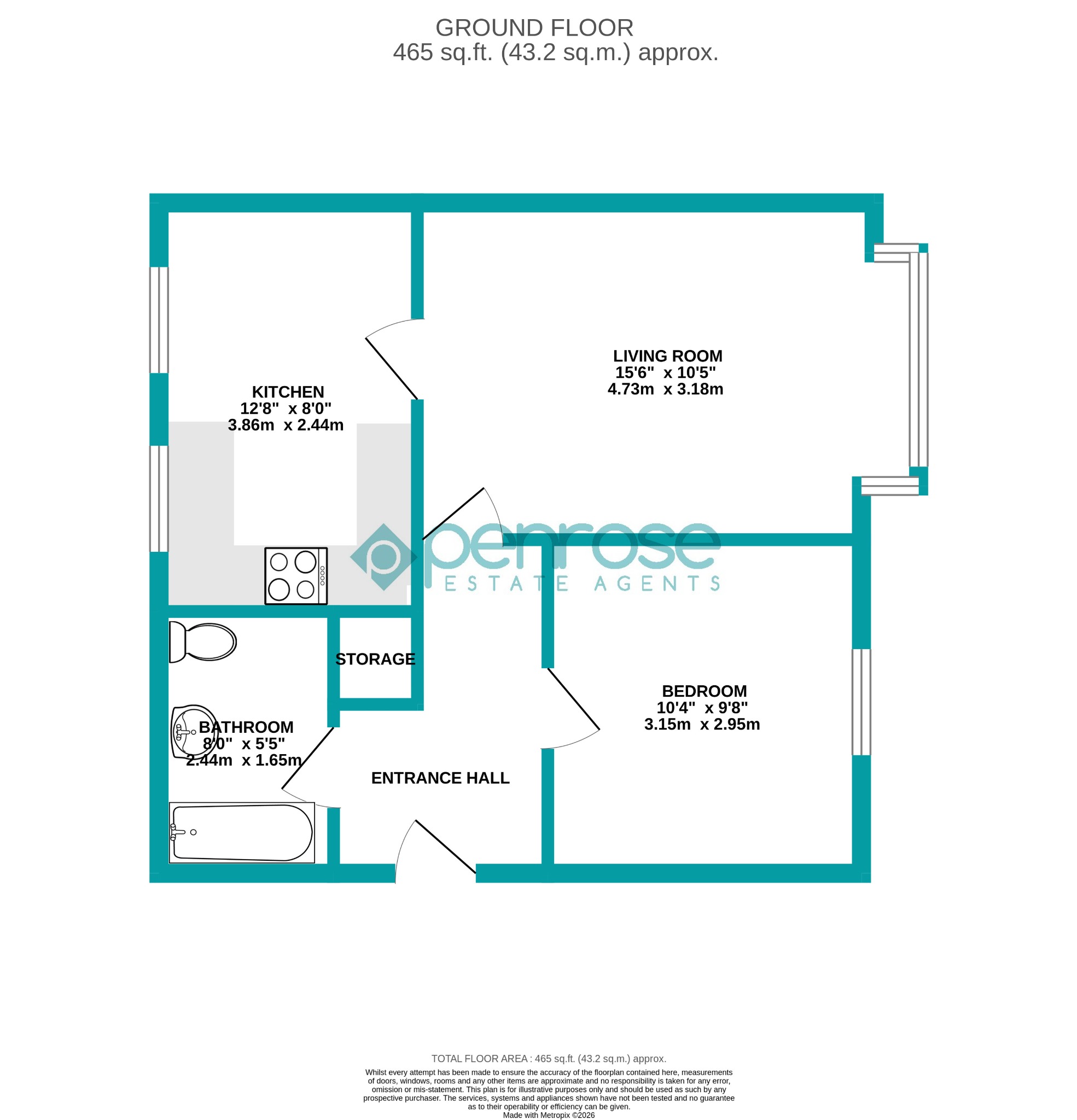 Petunia Court, Luton floorplan