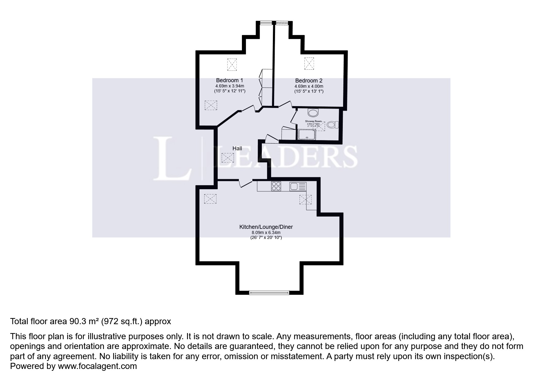 Sea View Road, Poole floorplan