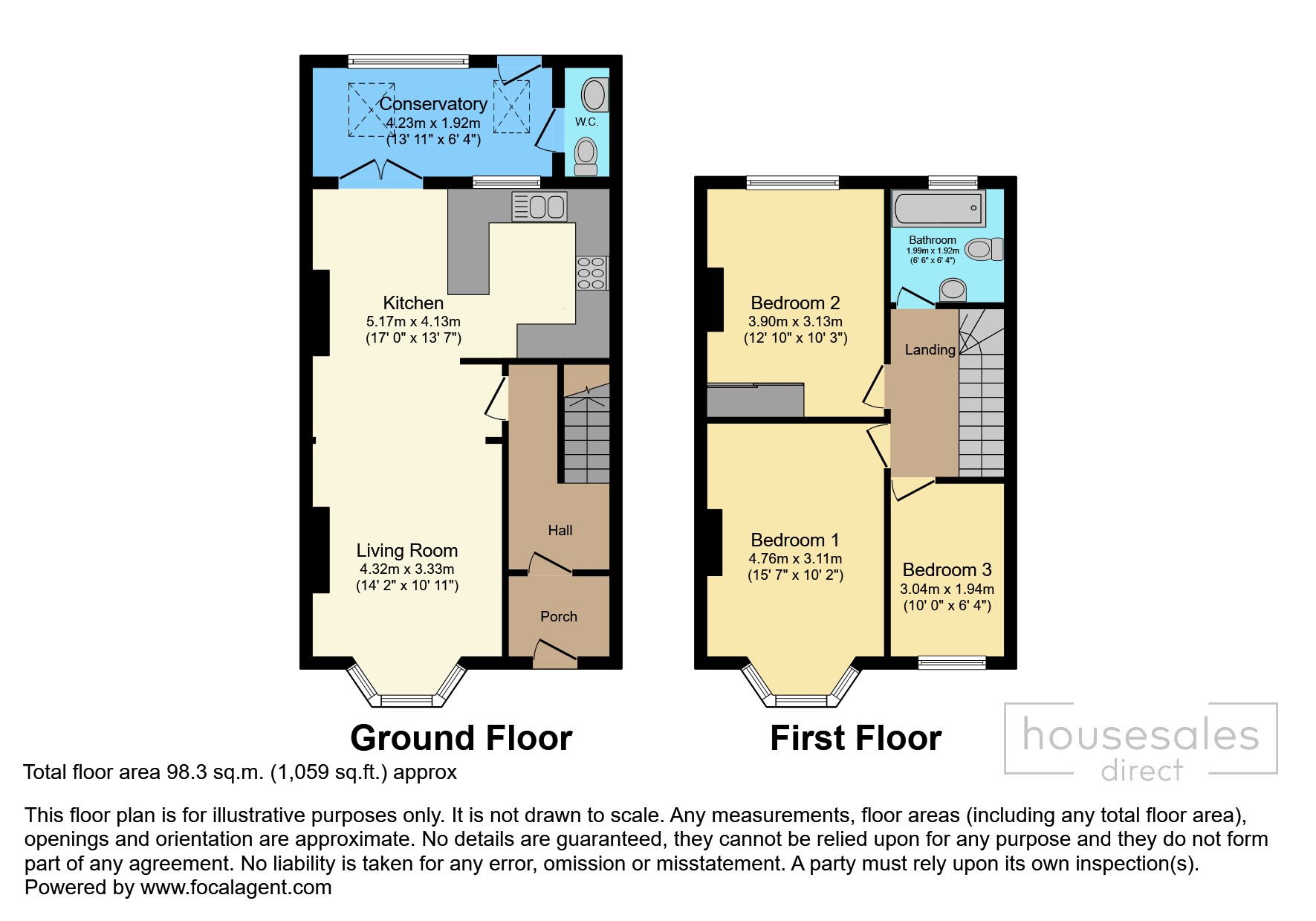 205, Teignmouth Road, Torquay floorplan