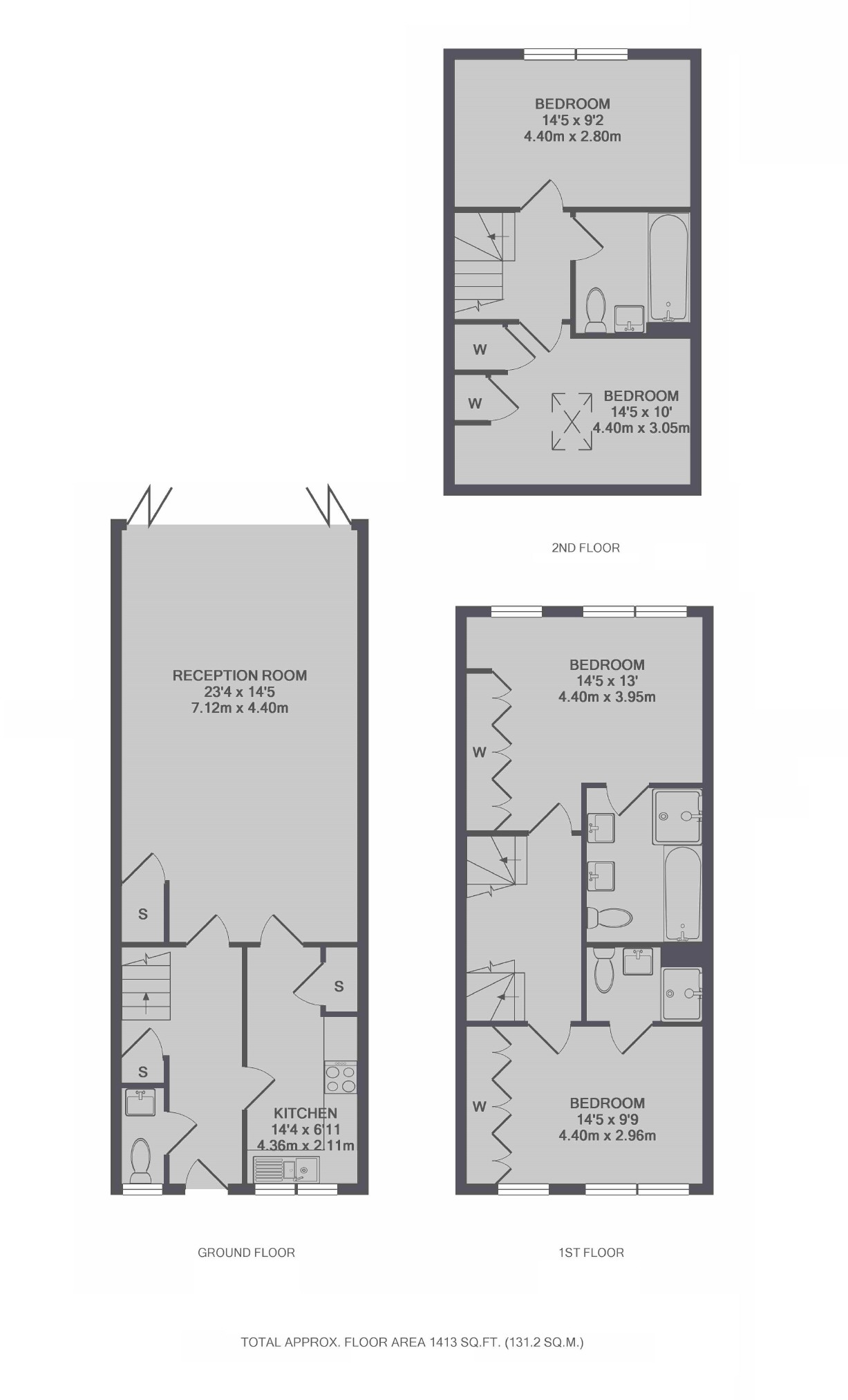 2 C, Sunbury Court Road, Sunbury-On-Thames floorplan