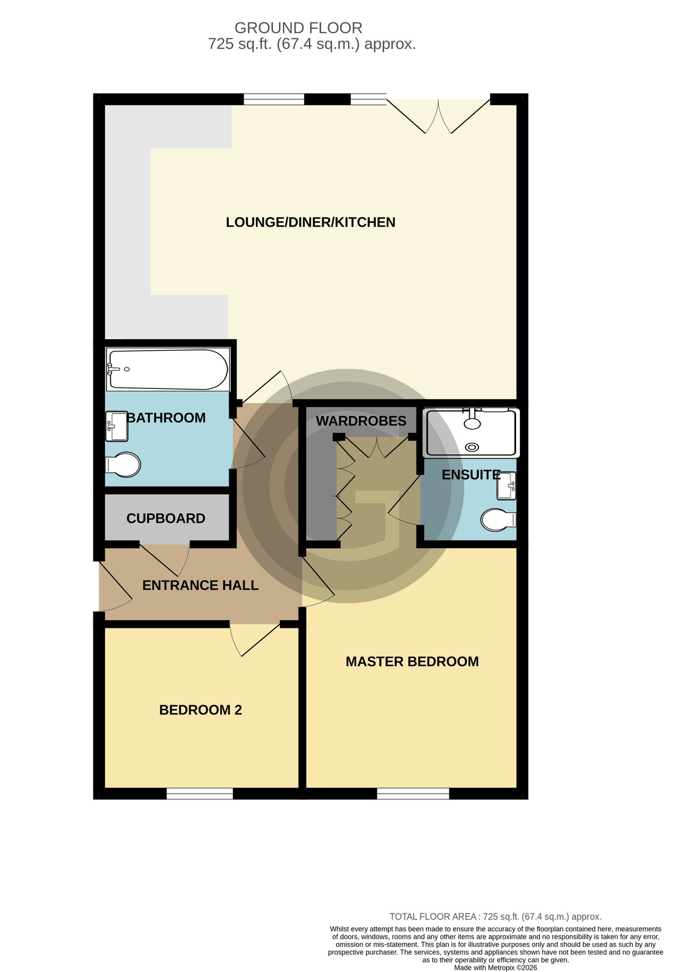 20 Brooklands House, Brooklands Road, Bexhill on Sea floorplan