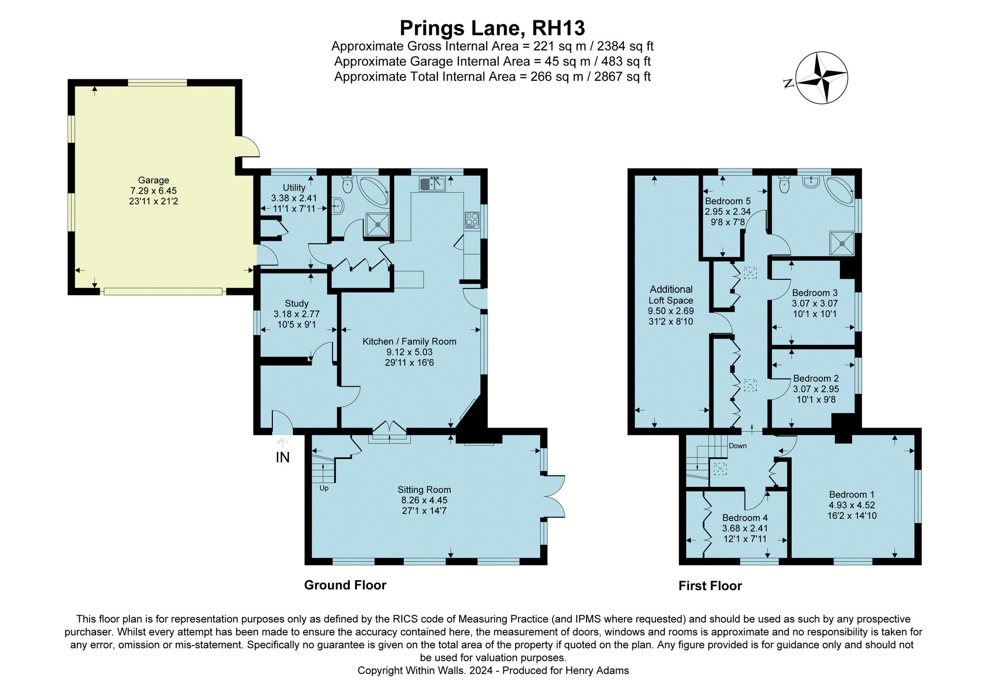 Twisted Cottage Prings Lane, Horsham floorplan