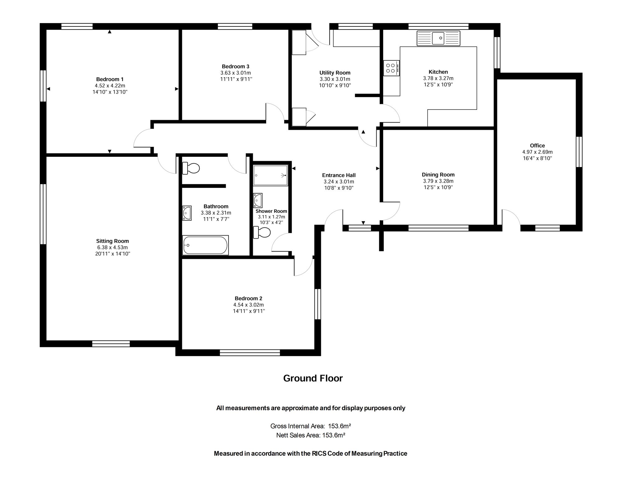 Bridamar Sandy Lane, Stafford floorplan