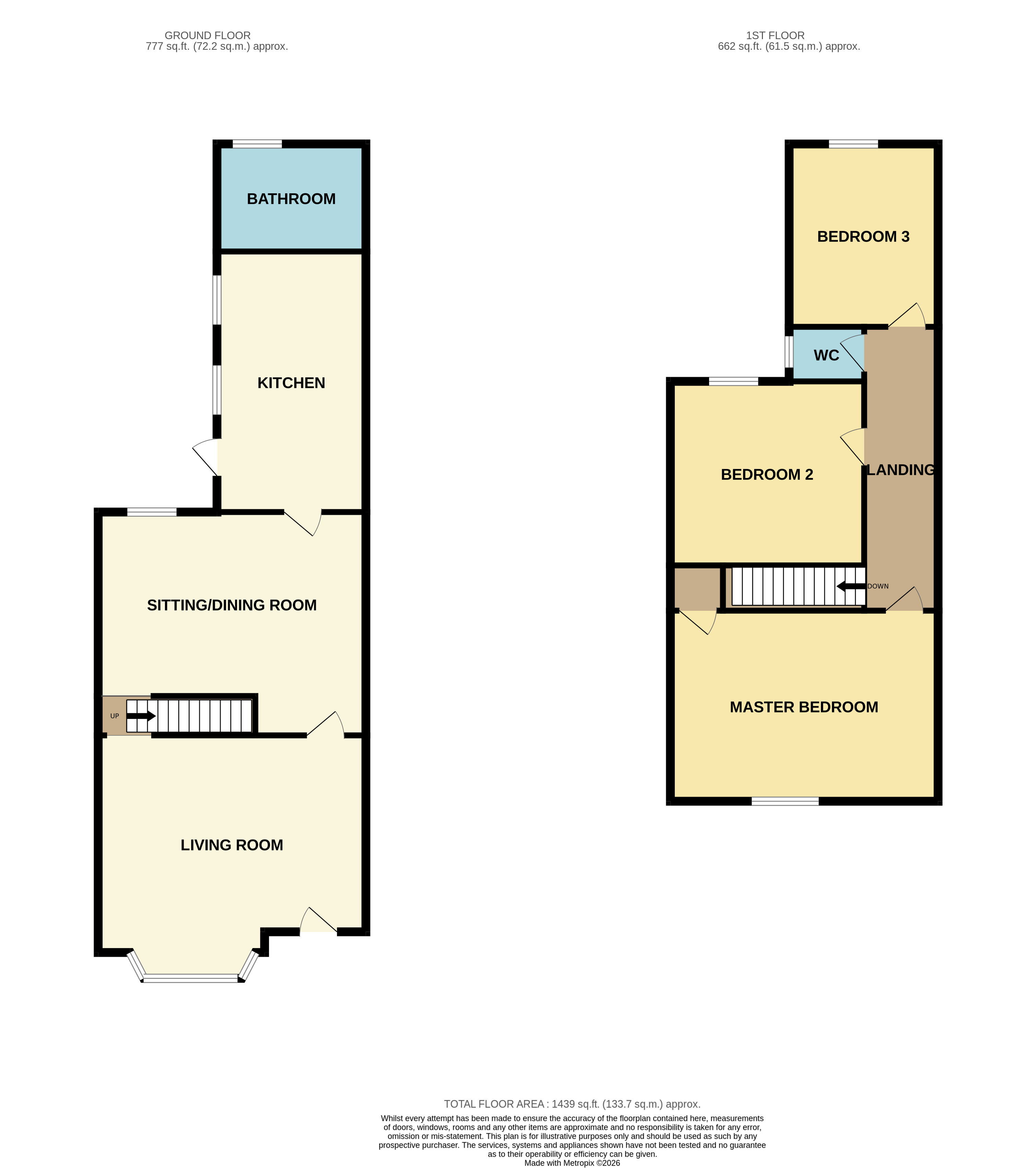 Croft Road, Warwickshire floorplan