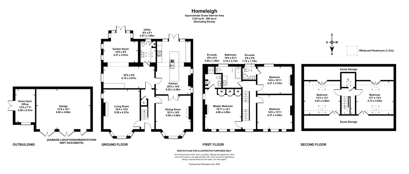 Homeleigh, Down Hatherley Lane, Gloucester floorplan