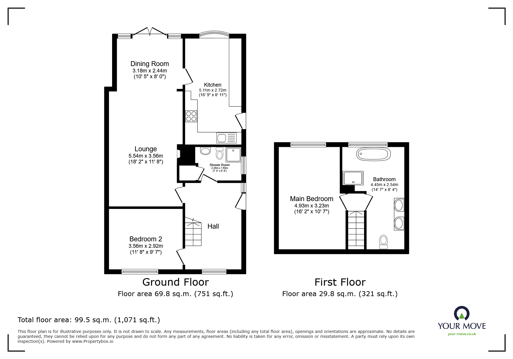 12, Renshaw Drive, Swadlincote floorplan