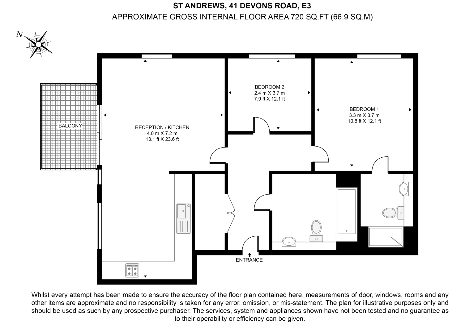 Devons Road, London floorplan