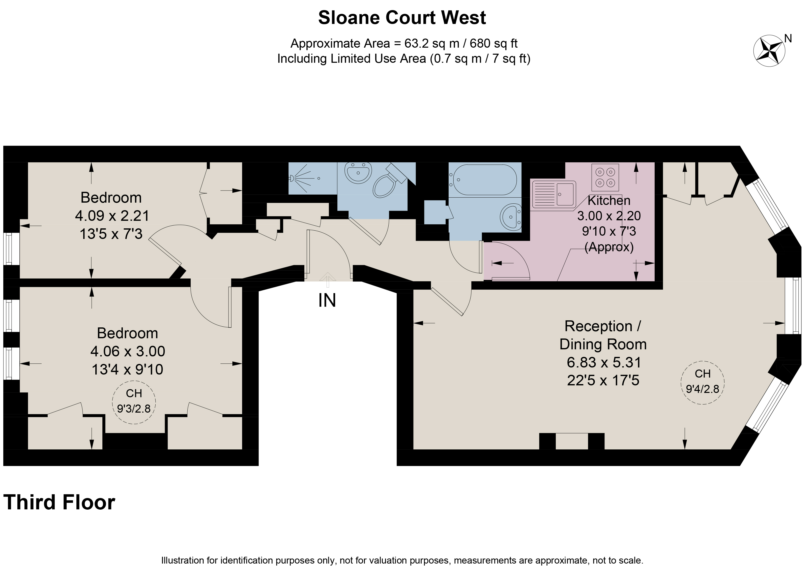 3, 25-27, Sloane Court West, Chelsea floorplan