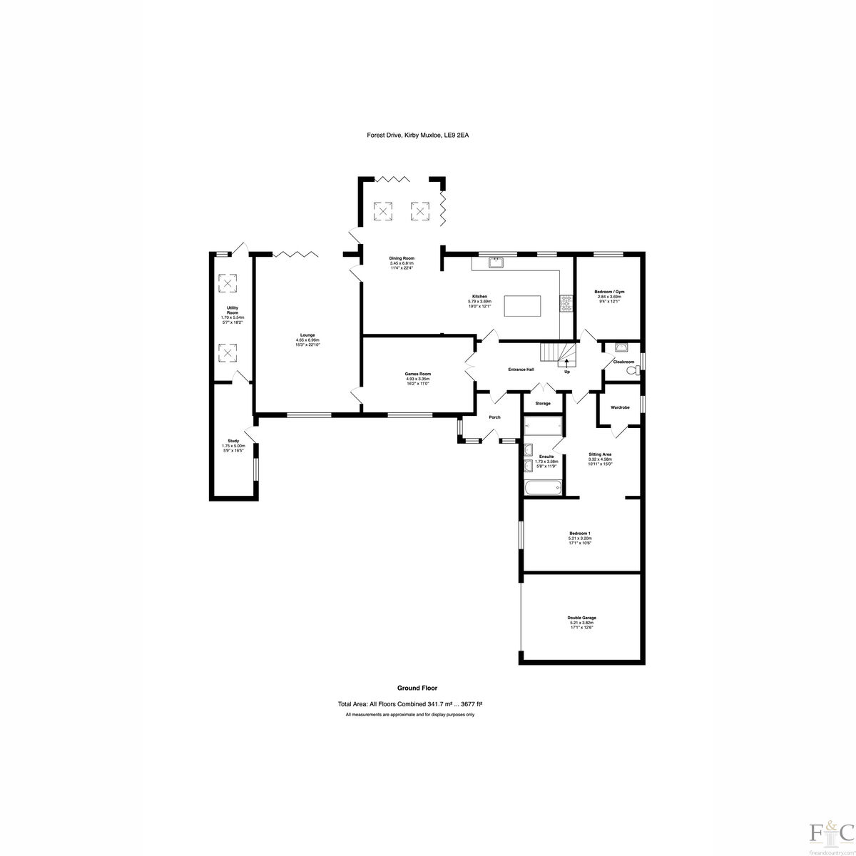 00, Forest Drive, Kirby Muxloe floorplan