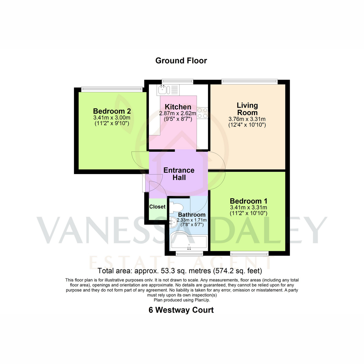 Flat 6, Westway Court, Preston floorplan