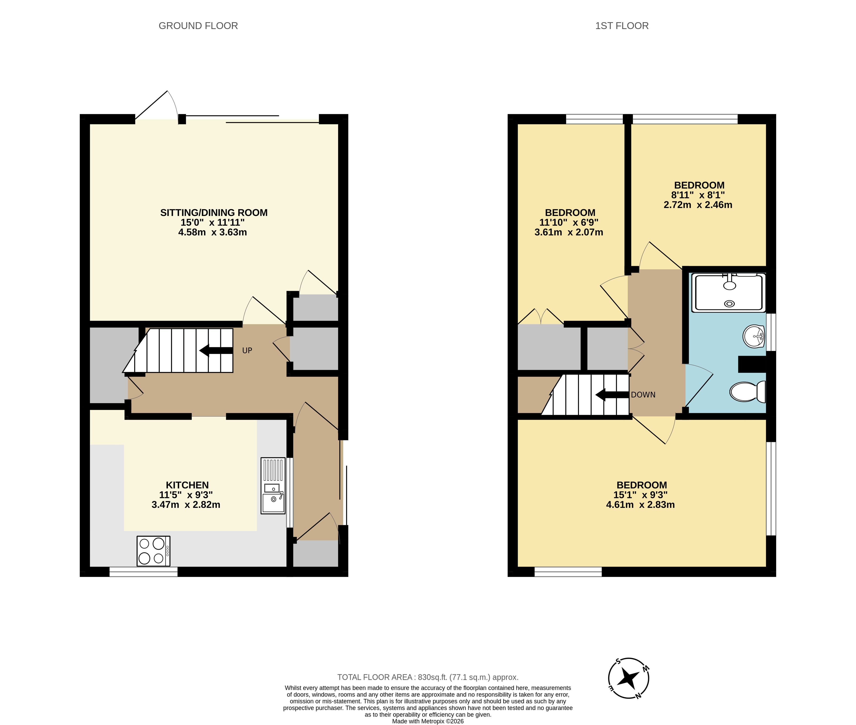 5, Clover Walk, Kent floorplan