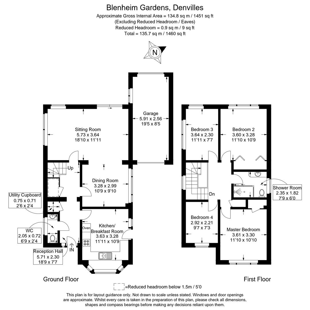 37, Blenheim Gardens, Havant floorplan