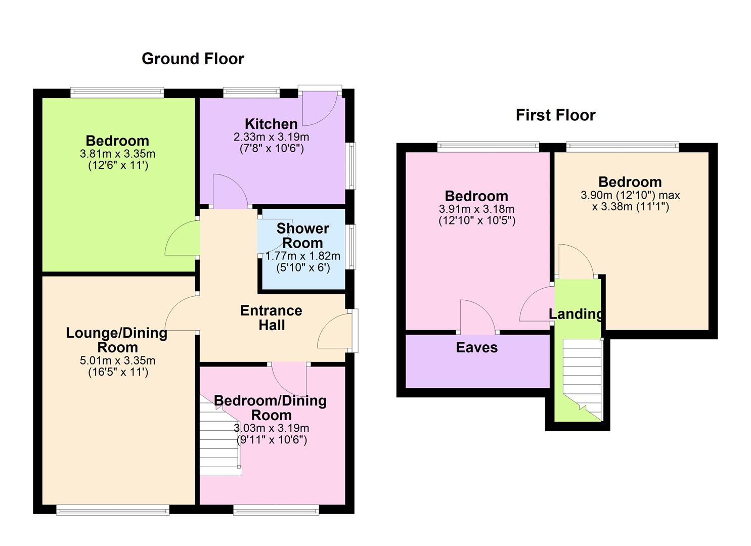 20, Castle Close, Sapcote floorplan