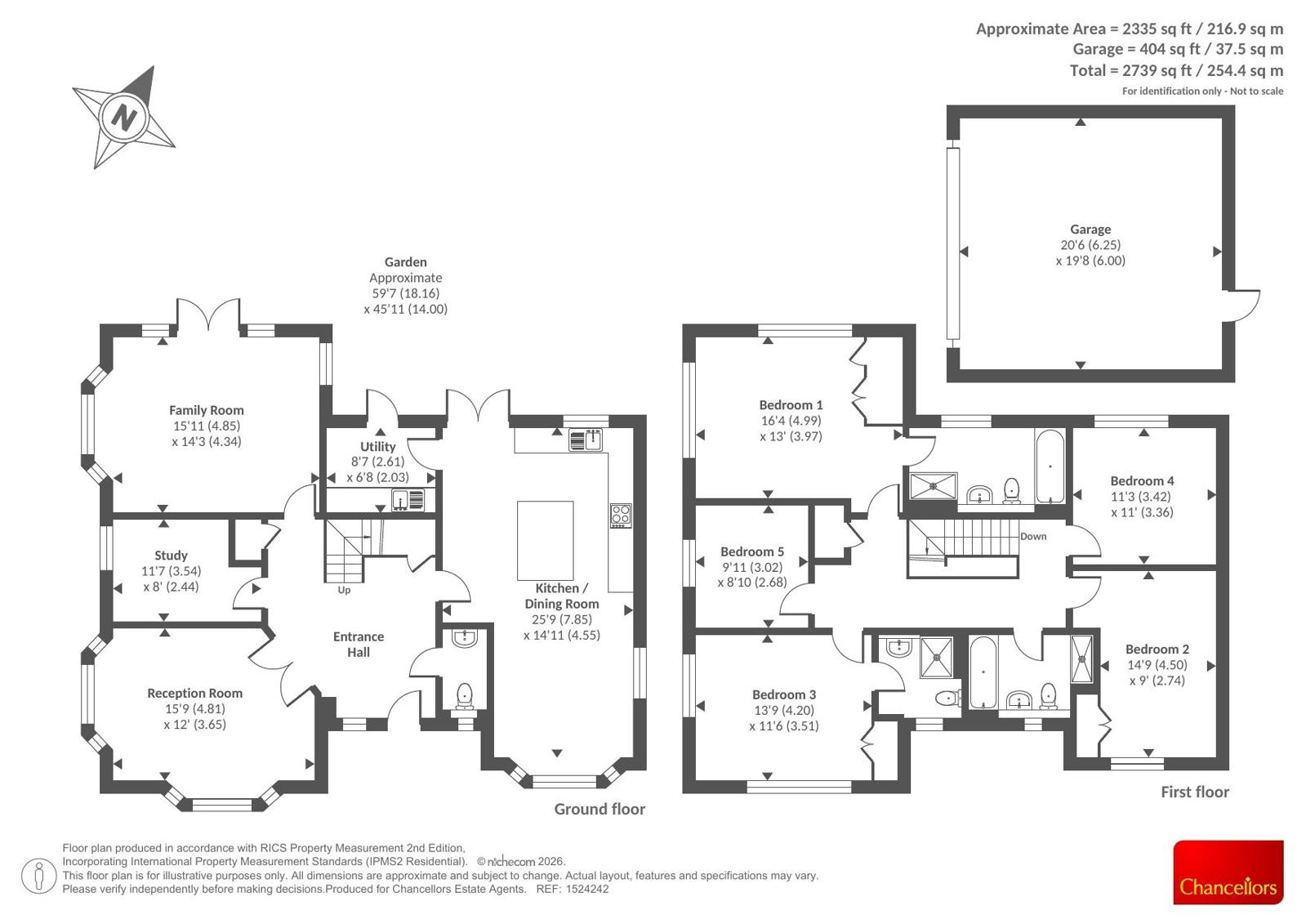 119, Church Road, Witney floorplan