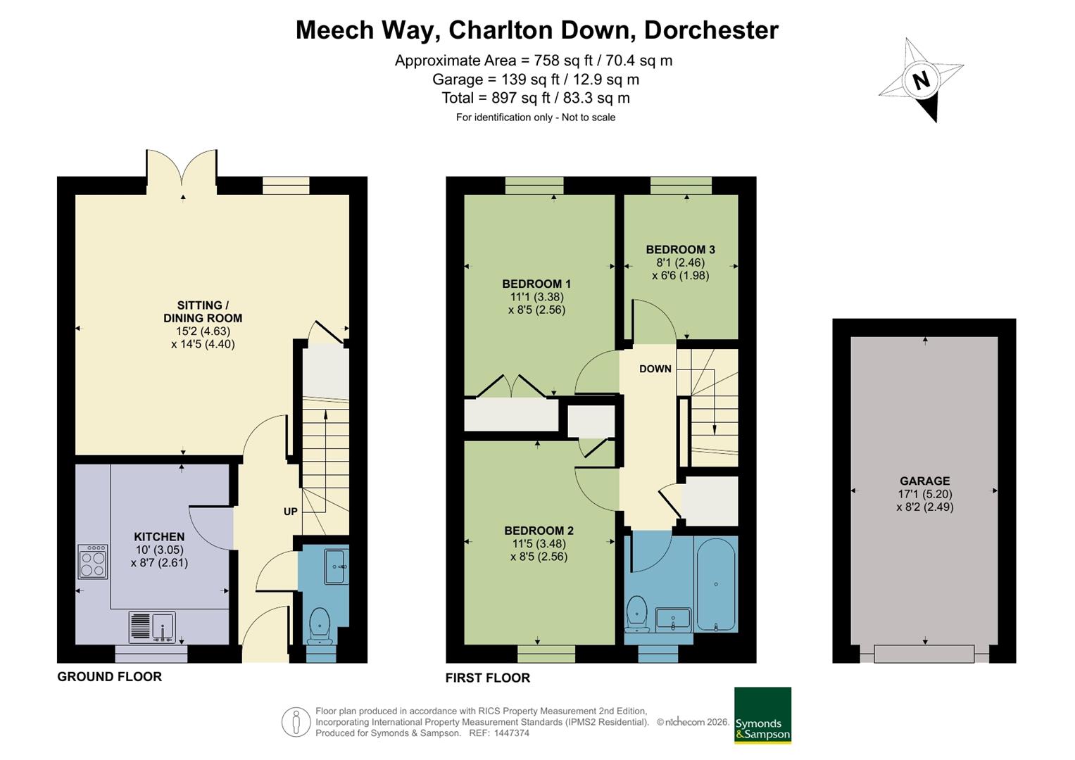 11, Meech Way, Dorchester floorplan