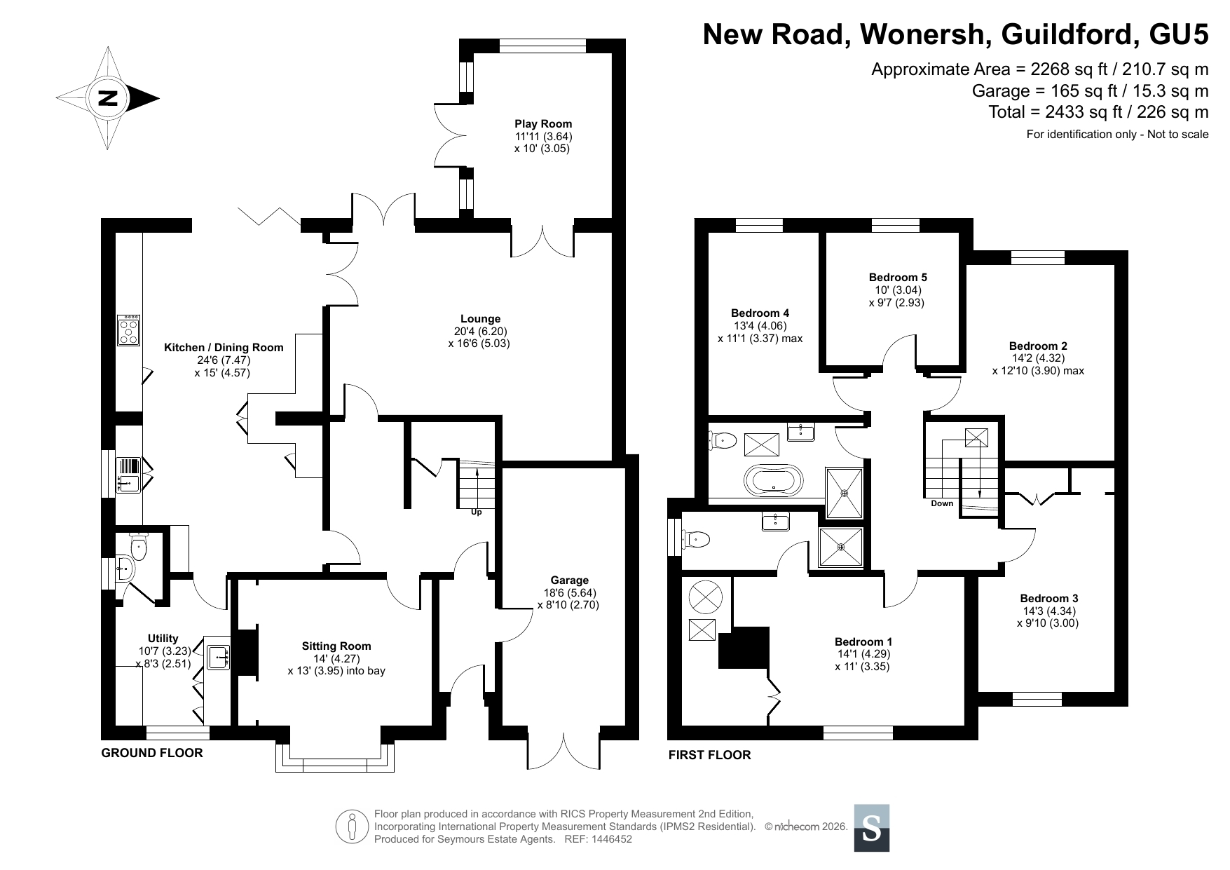 43, New Road, Guildford floorplan