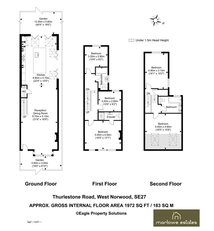 5 Bedrooms Semi-detached house for sale in Thurlestone Road, West Norwood SE27