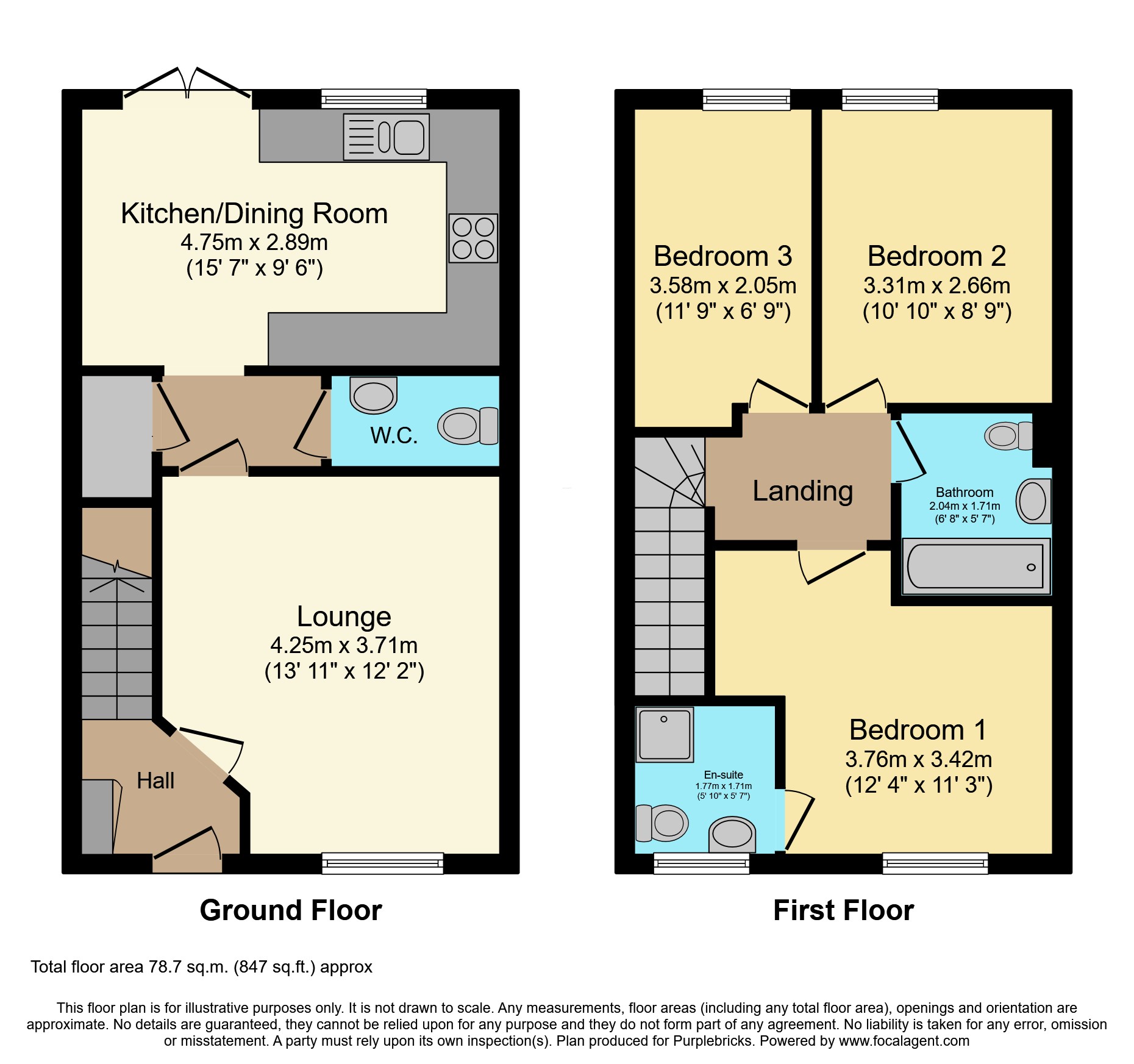 9, Bakersfield, Aspull, Wigan floorplan