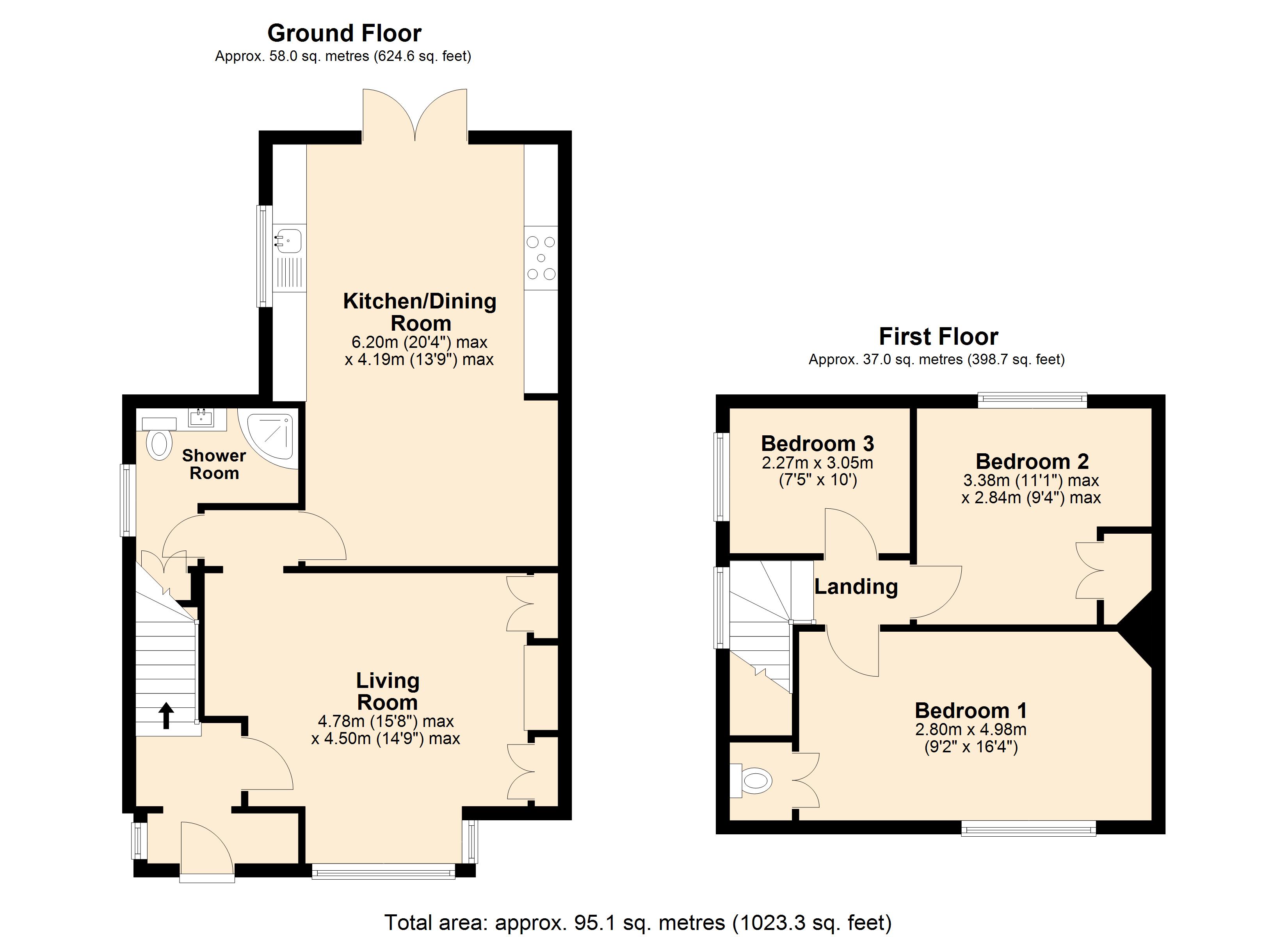Boughton Cottage, 21, Hawkeridge, Wiltshire floorplan