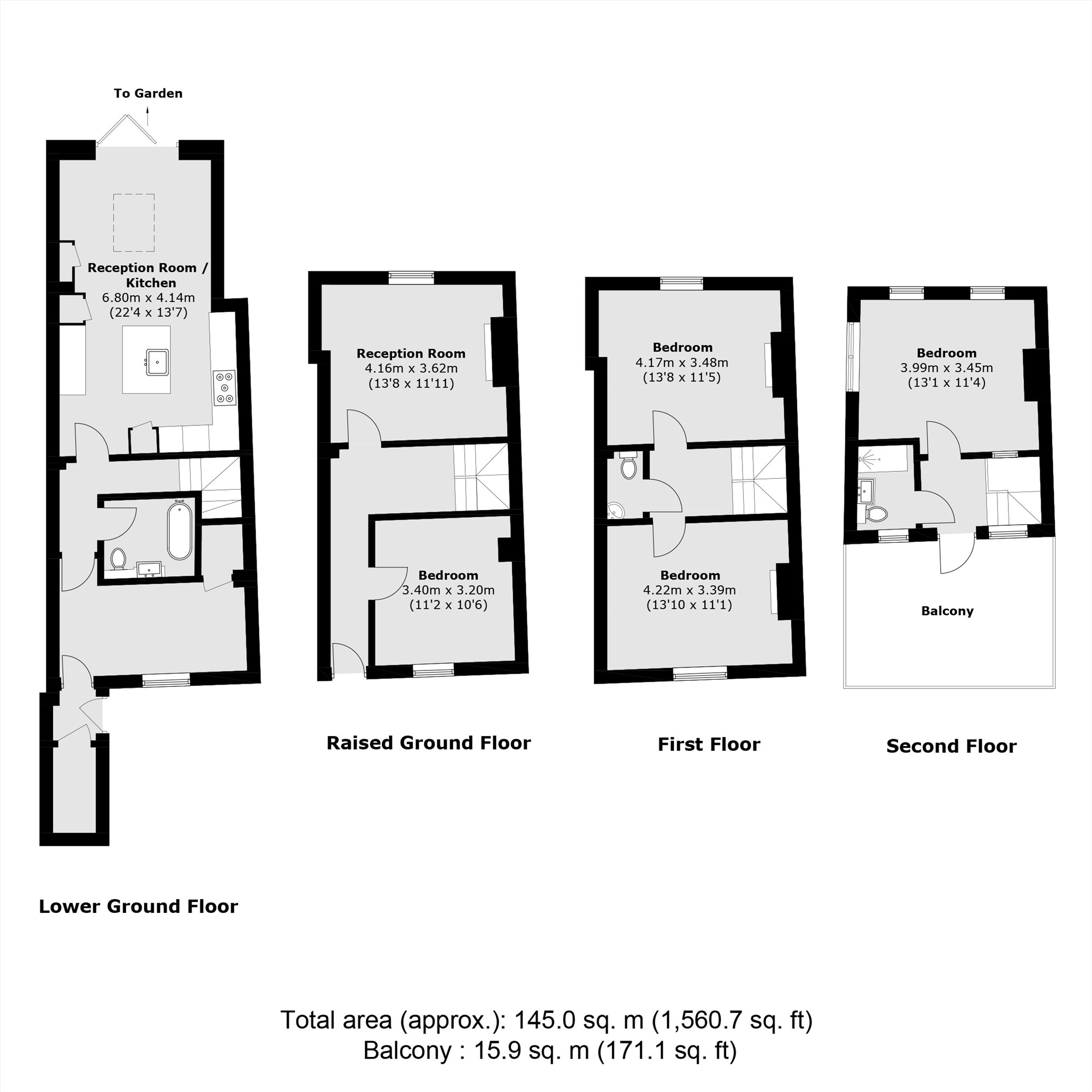 Rokeby Road, London floorplan