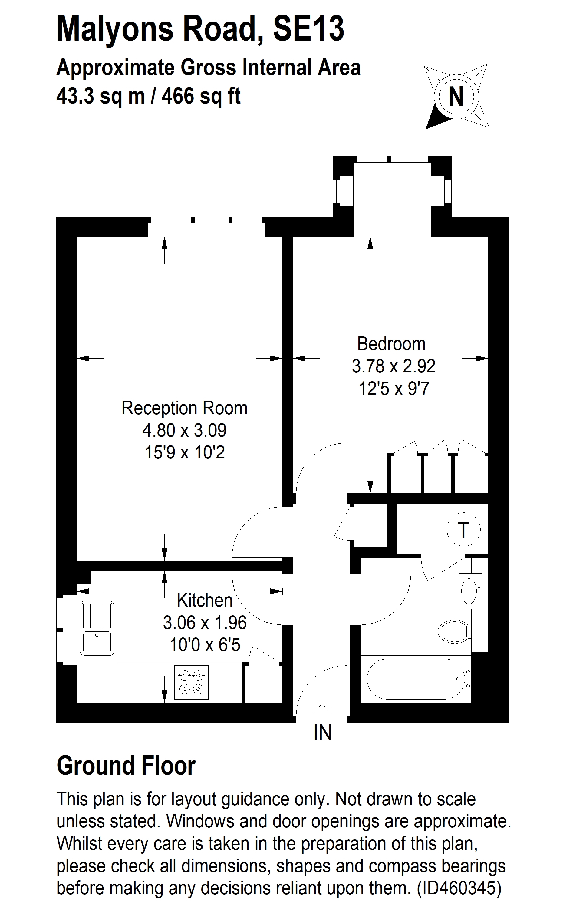 Malyons Road, Ladywell, London, SE13 floorplan