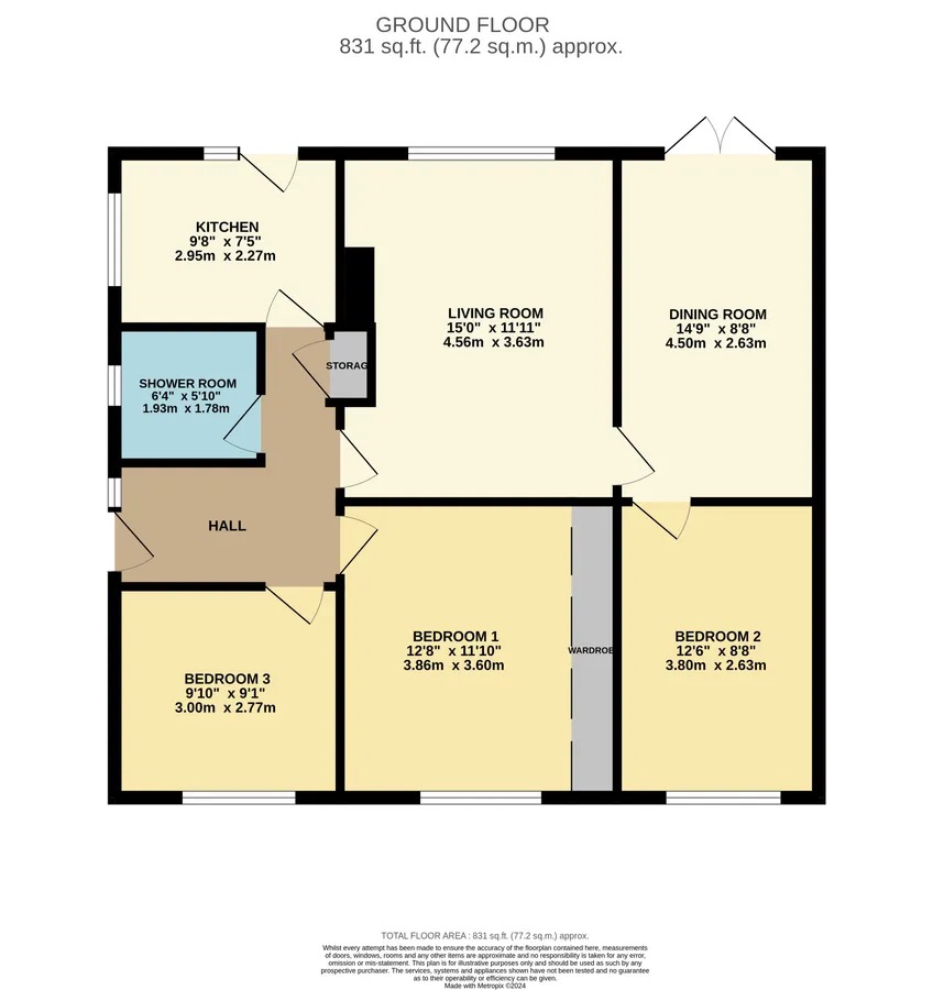 10, Birch Avenue, Belper floorplan