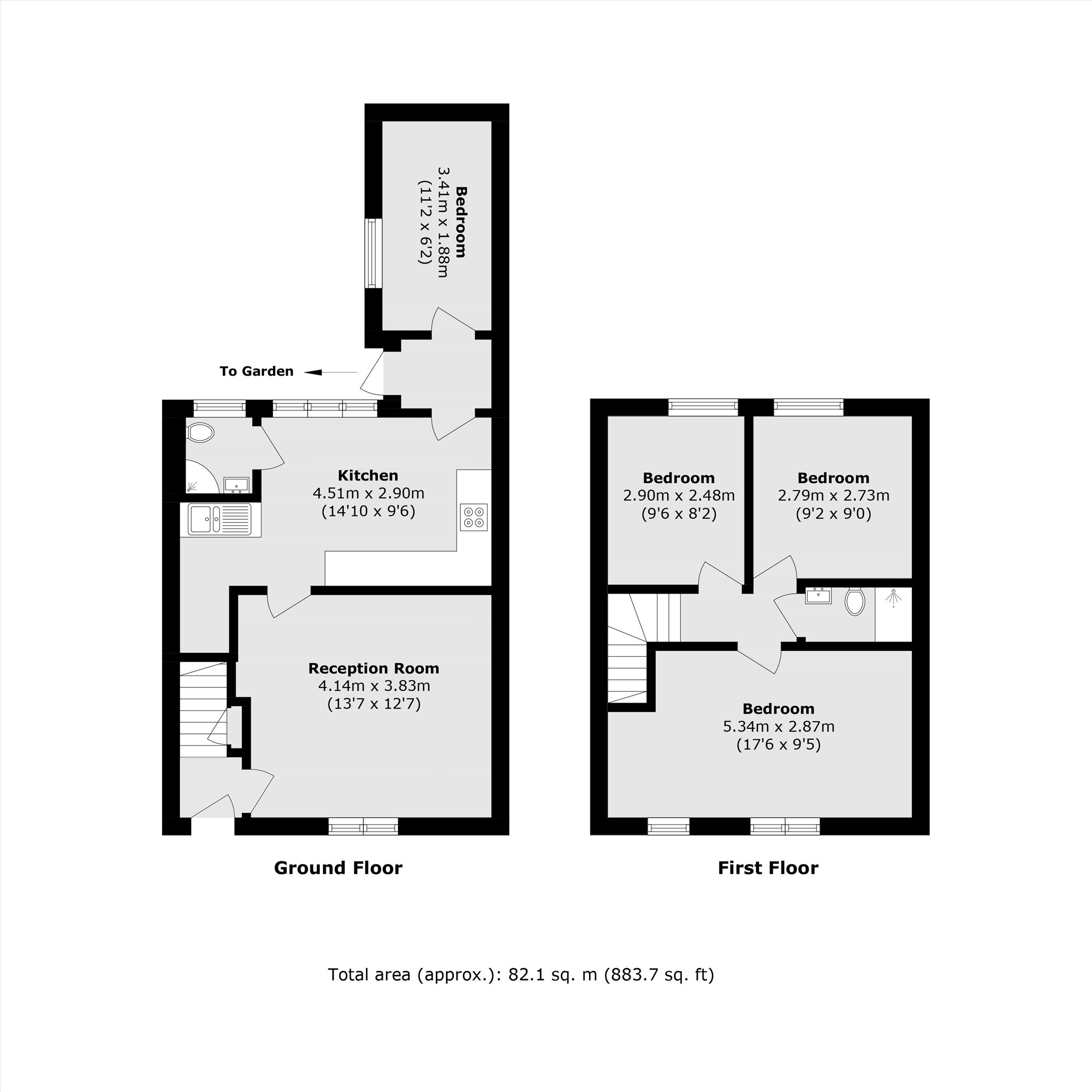 1, Campion Terrace, London floorplan