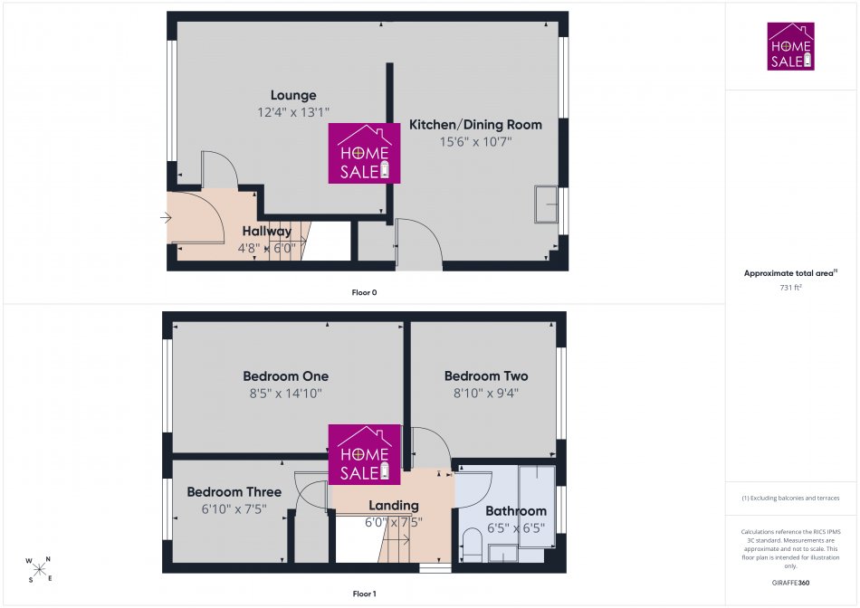 62, Farmhill Road Northampton, Northamptonshire floorplan