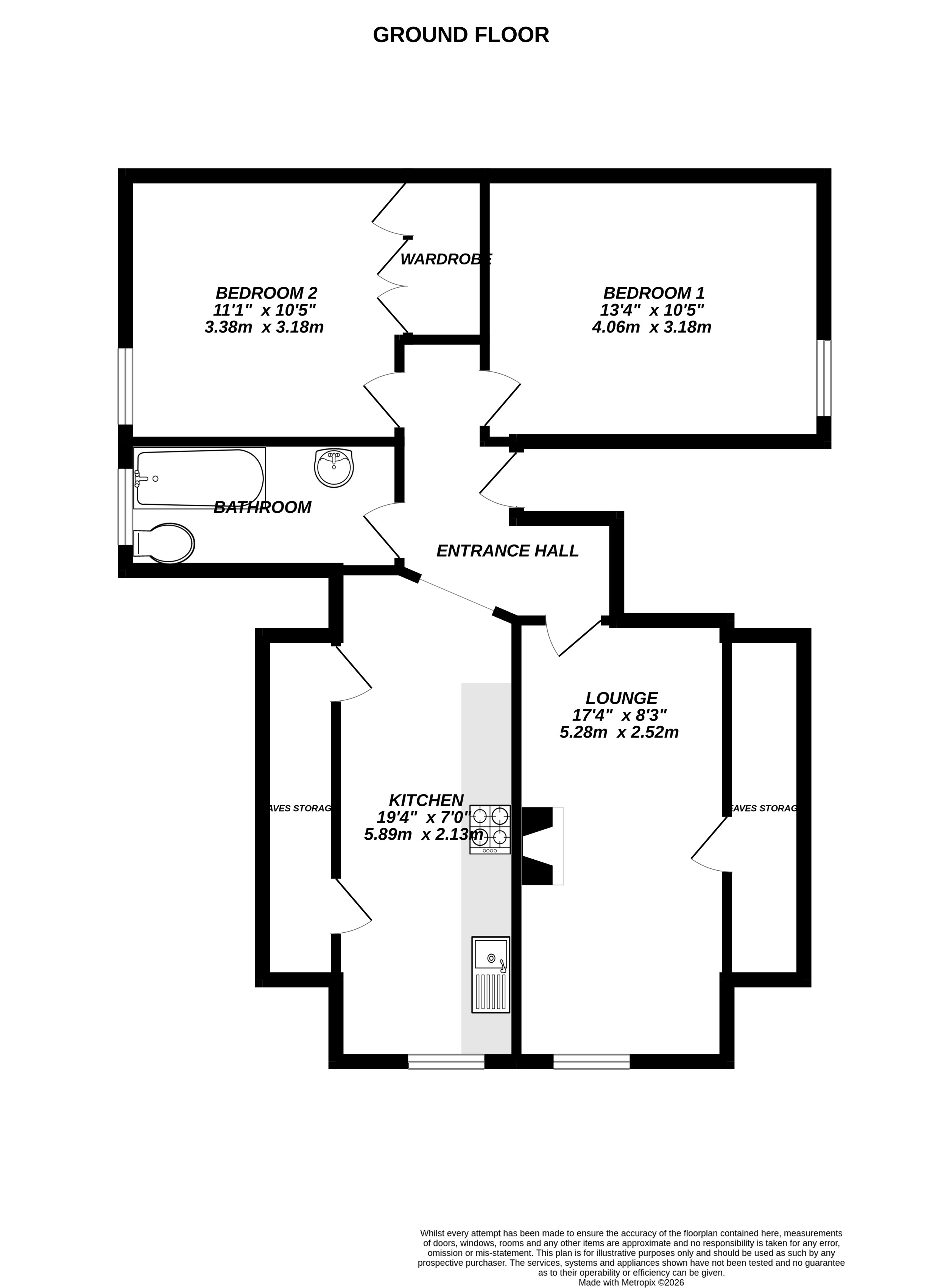 32D, Southampton Street, Farnborough floorplan