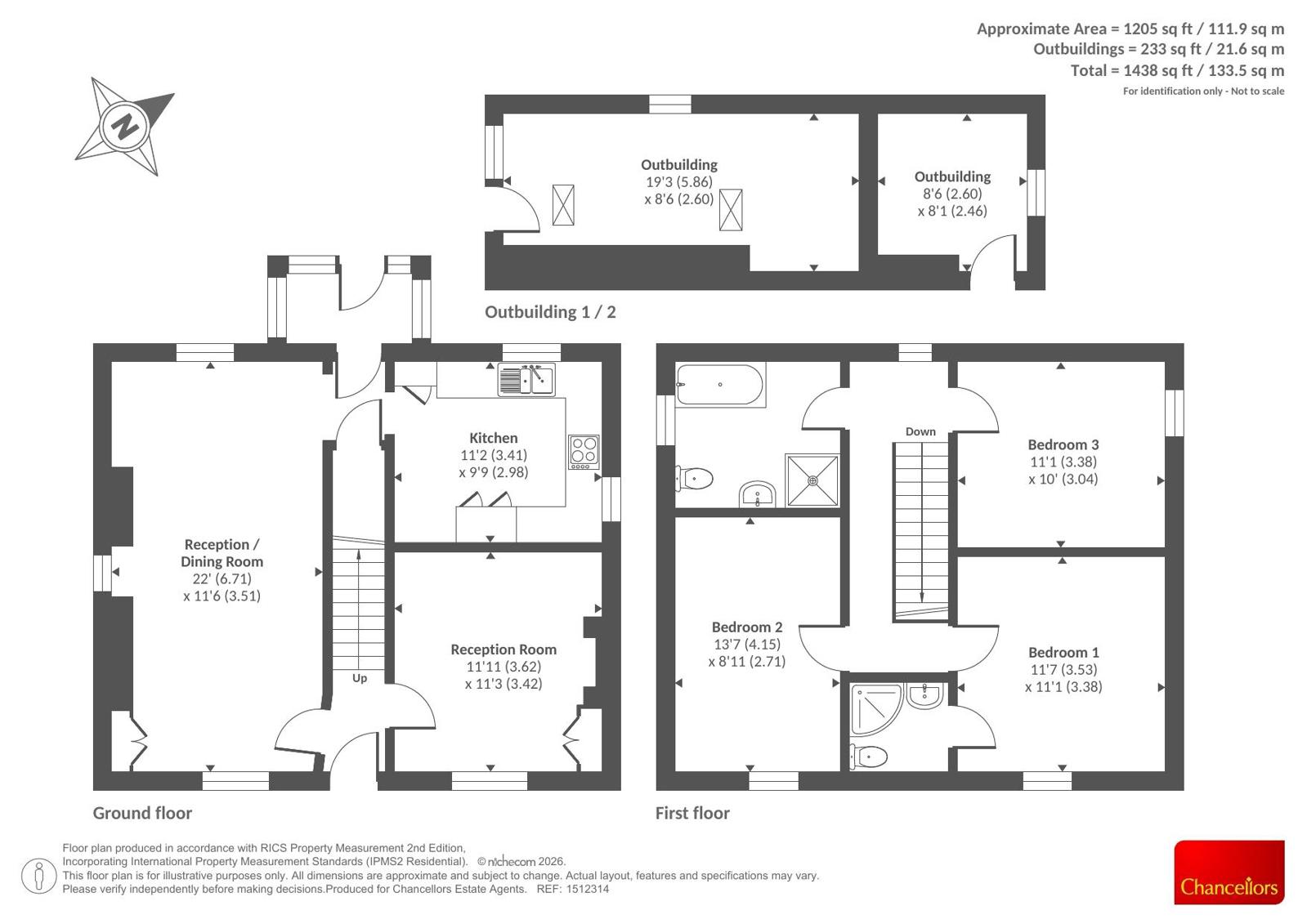 Cambrian Craig, Brecon floorplan