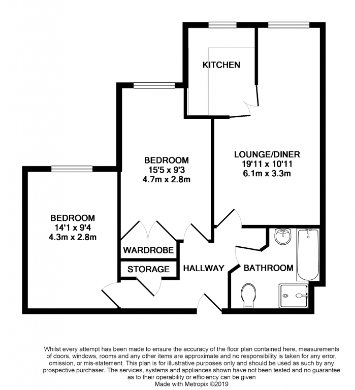 2 Bedrooms Flat for sale in Kingsley Court Windsor Way, Aldershot GU11