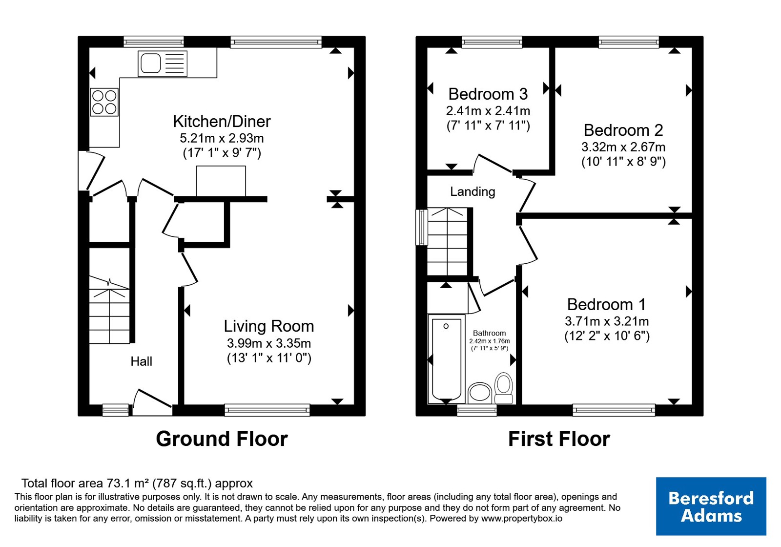 48, Queensway, Wrexham floorplan