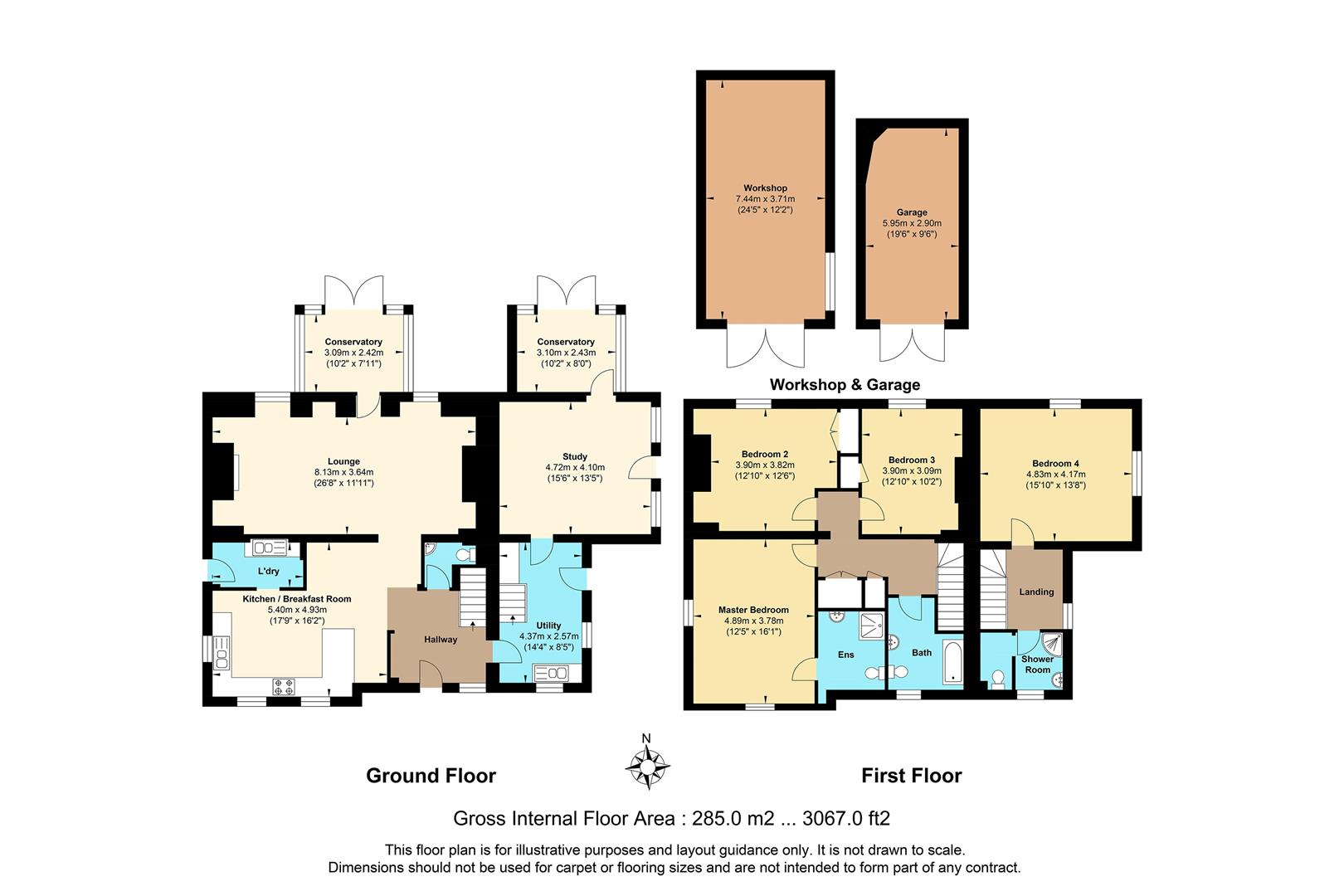 Pine Cottage, Four Turnings, Truro floorplan