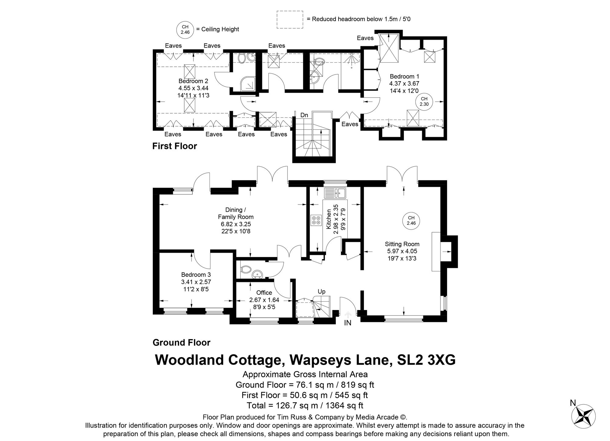 Woodland Cottage Wapseys Lane, Slough floorplan