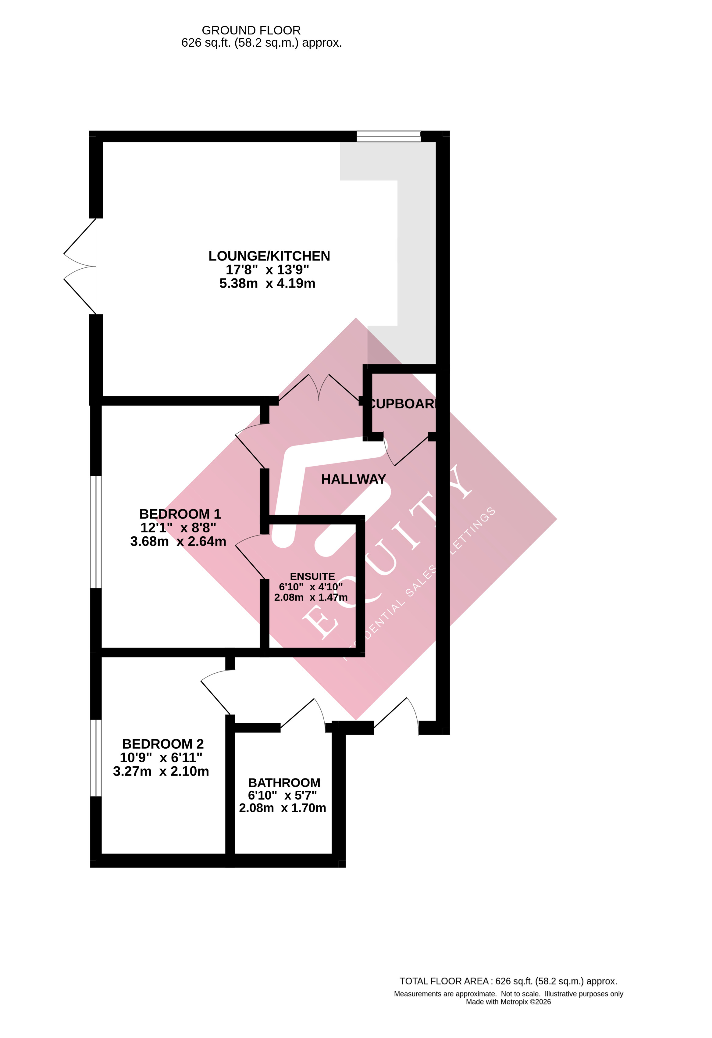 12, Rossmore Close, Enfield floorplan