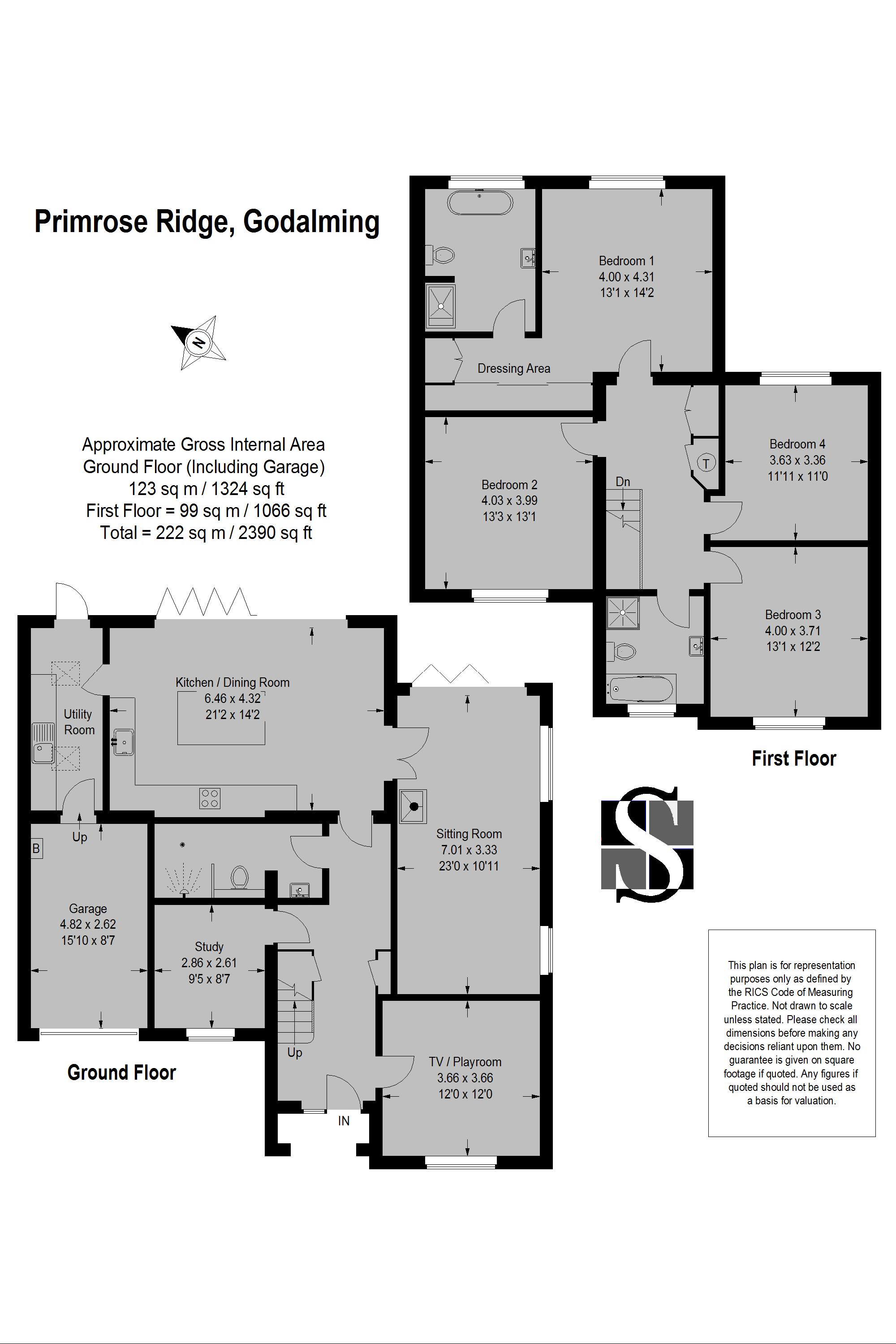 4 Bedrooms Detached house to rent in Primrose Ridge, Godalming GU7