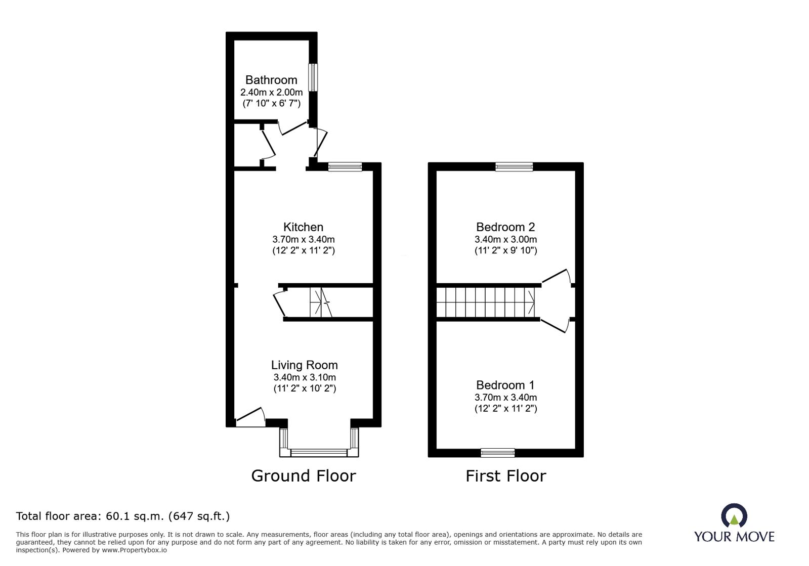 115, King William Street, Staffordshire floorplan