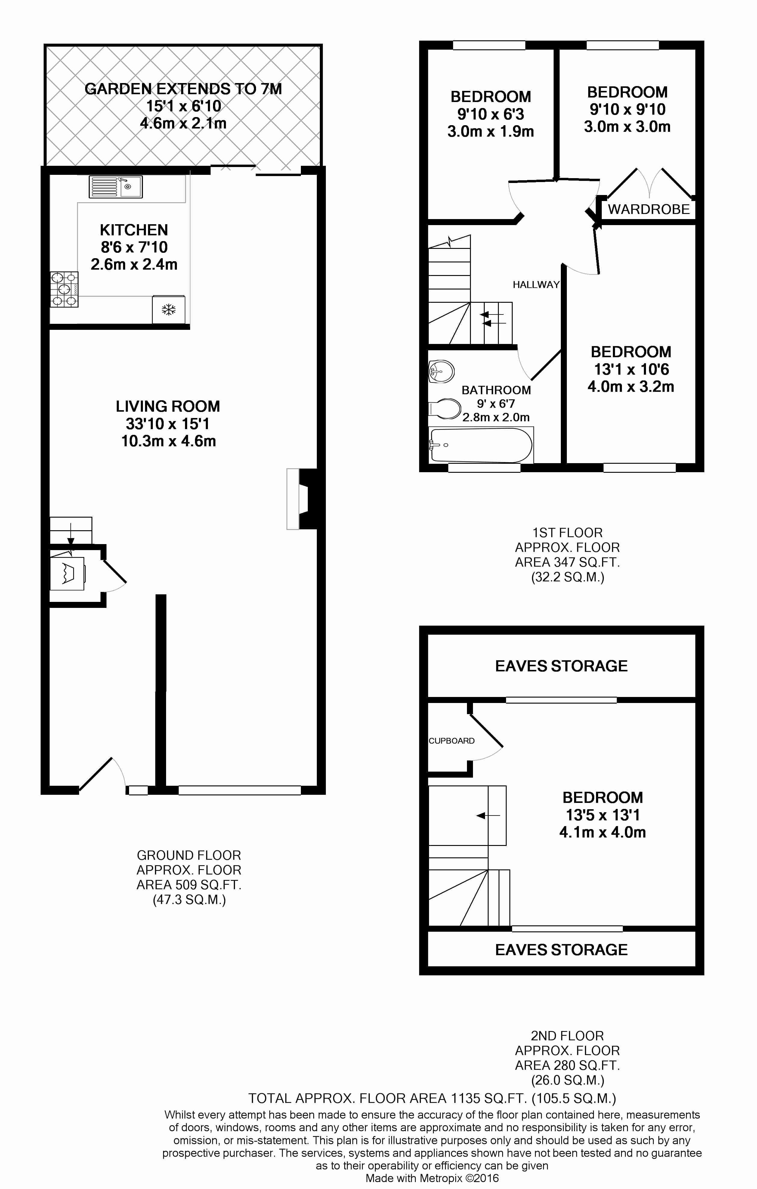 2c, Southwell Road, London floorplan