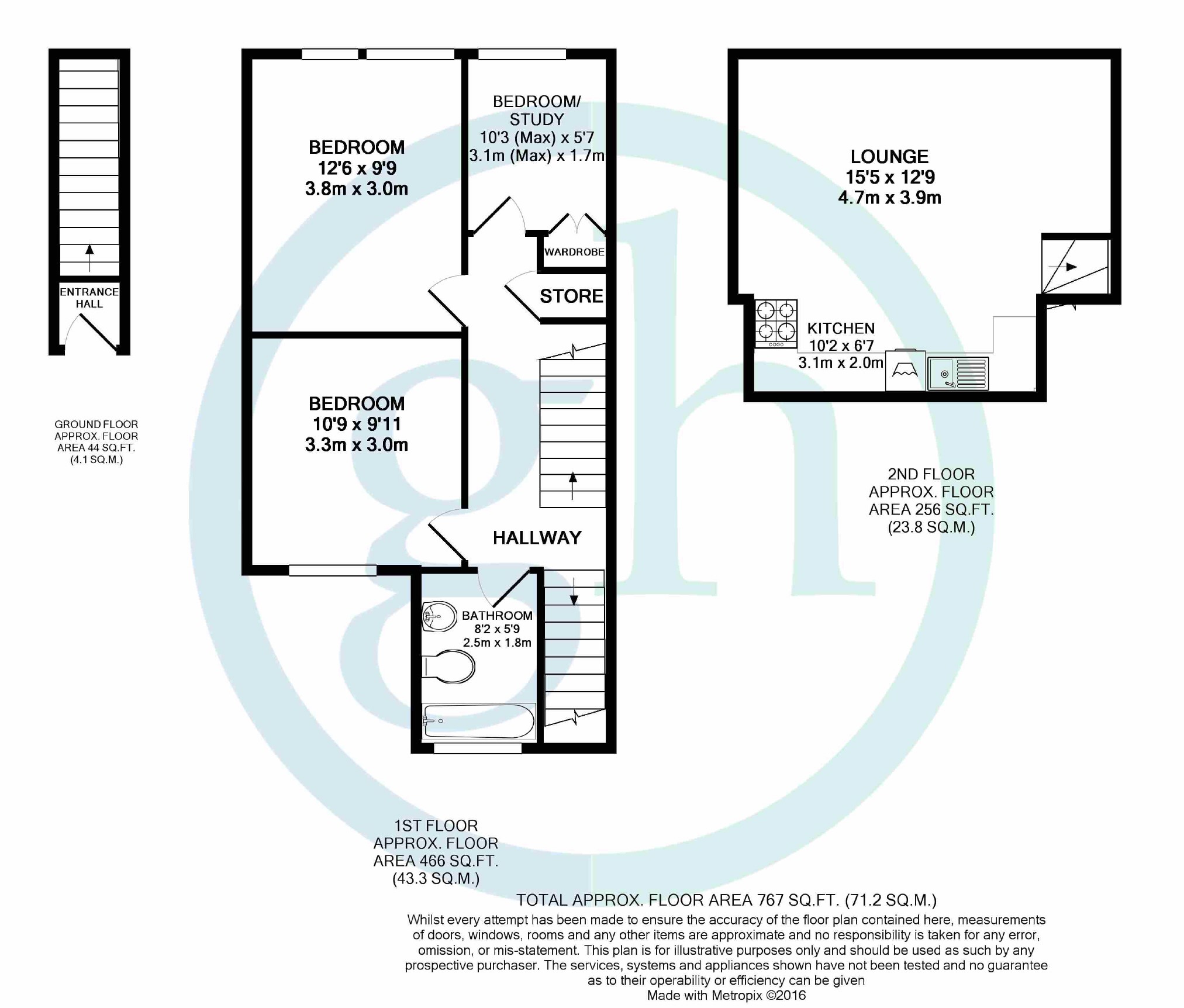 3 Bedrooms Flat to rent in Brackenhill, Victoria Road, Ruislip HA4