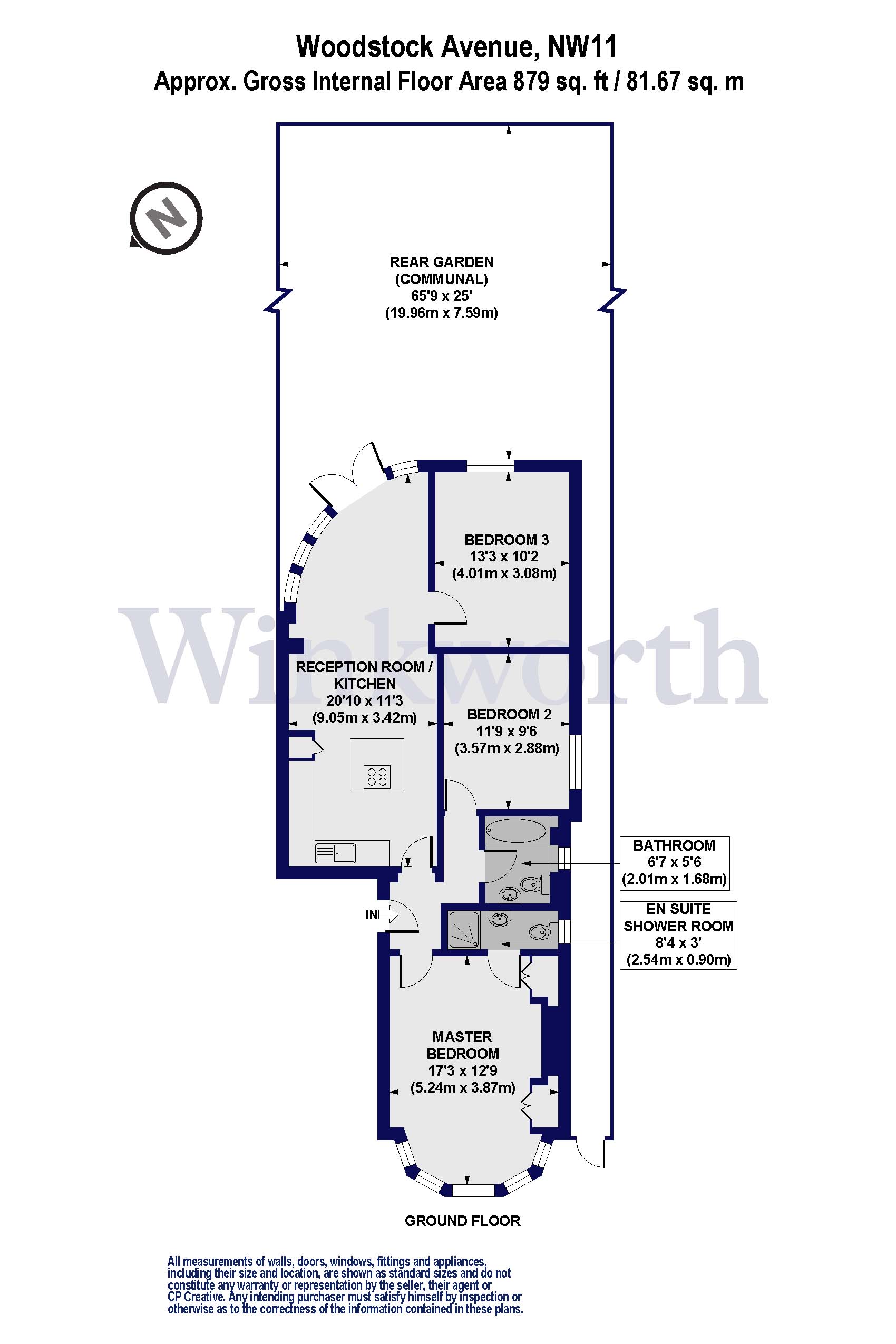3 Bedrooms Flat to rent in Woodstock Avenue, London NW11