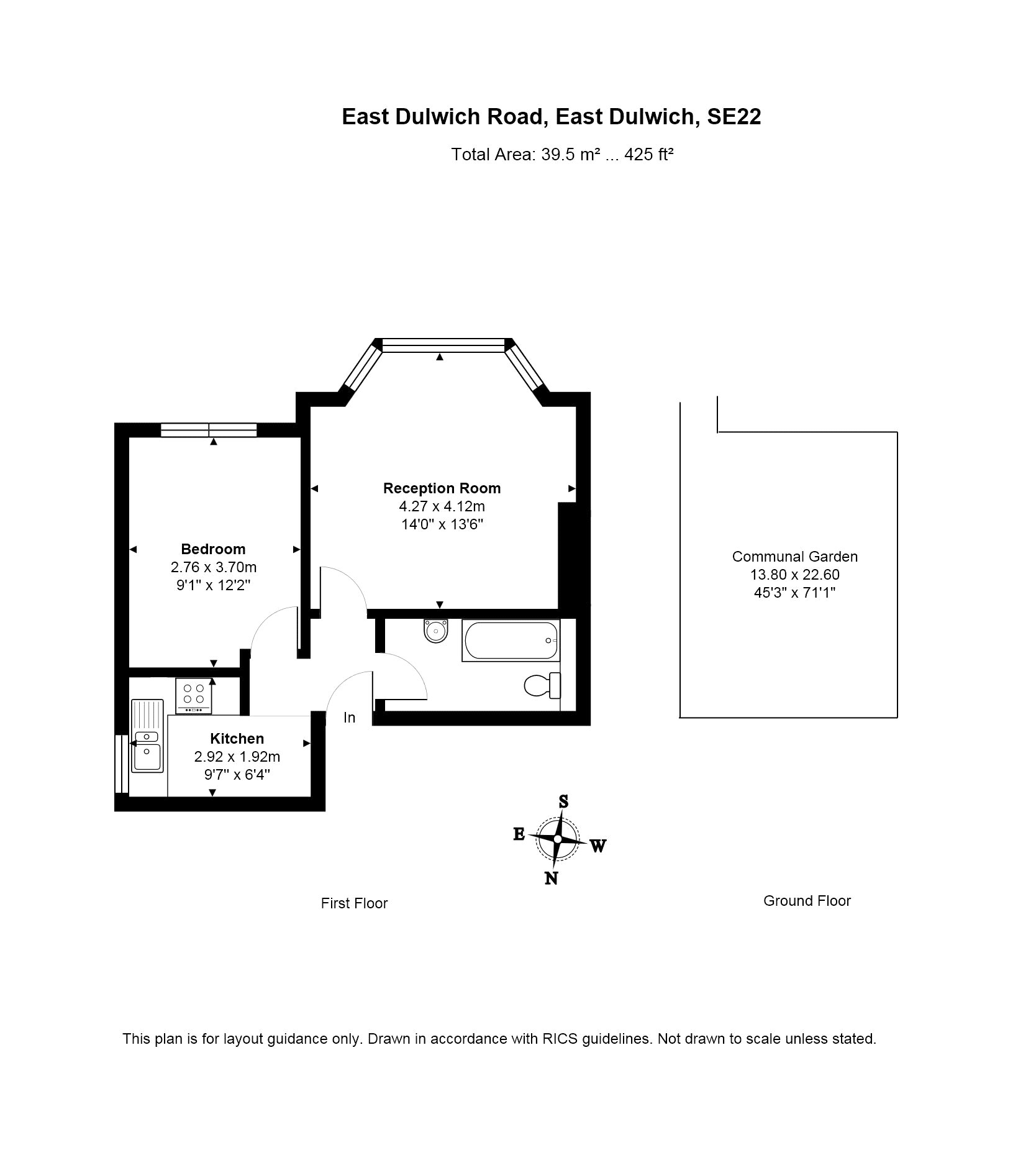 1 Bedrooms Flat to rent in East Dulwich Road, East Dulwich, London SE22