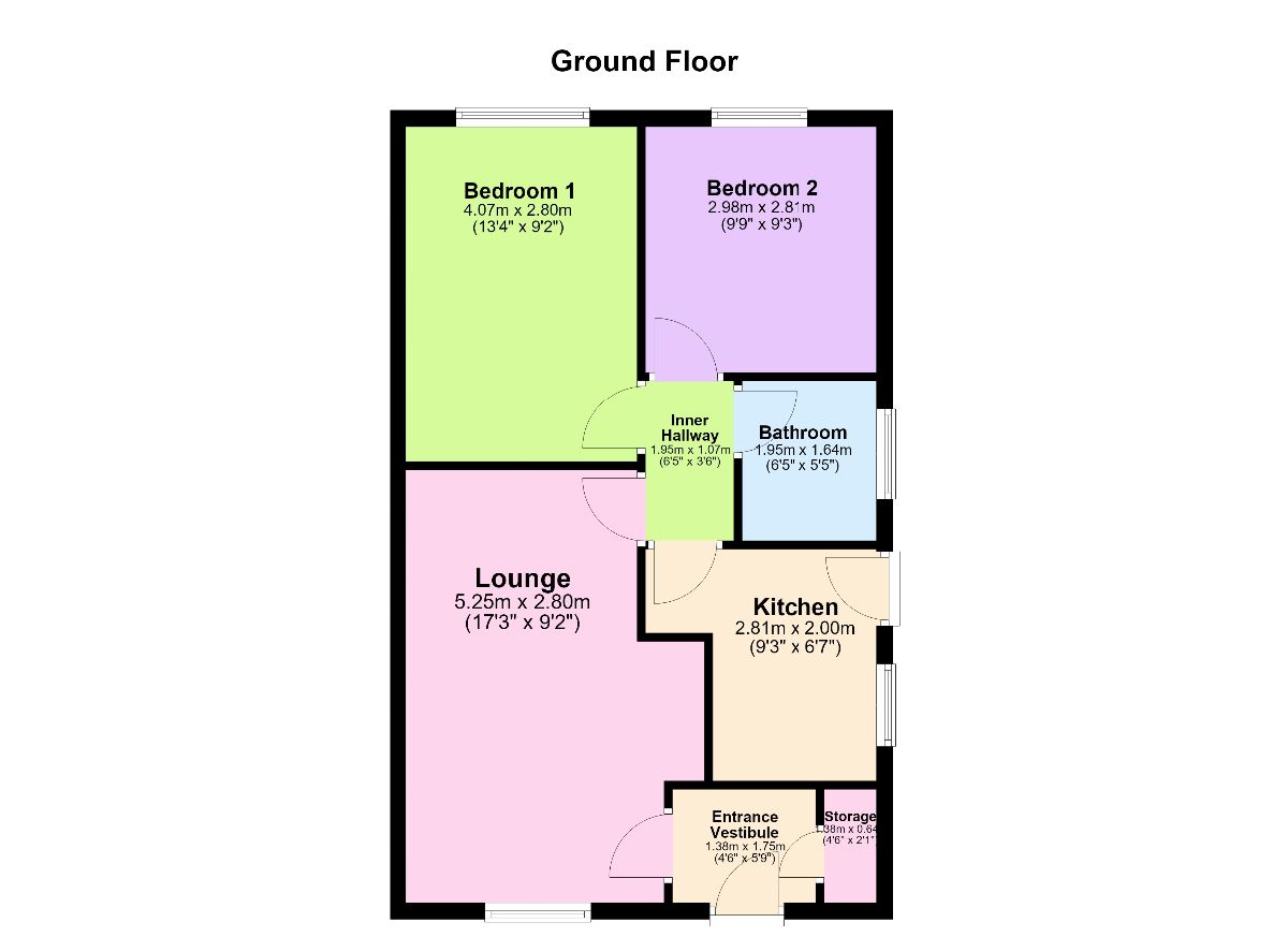 2 Oxford Road, Bolton floorplan